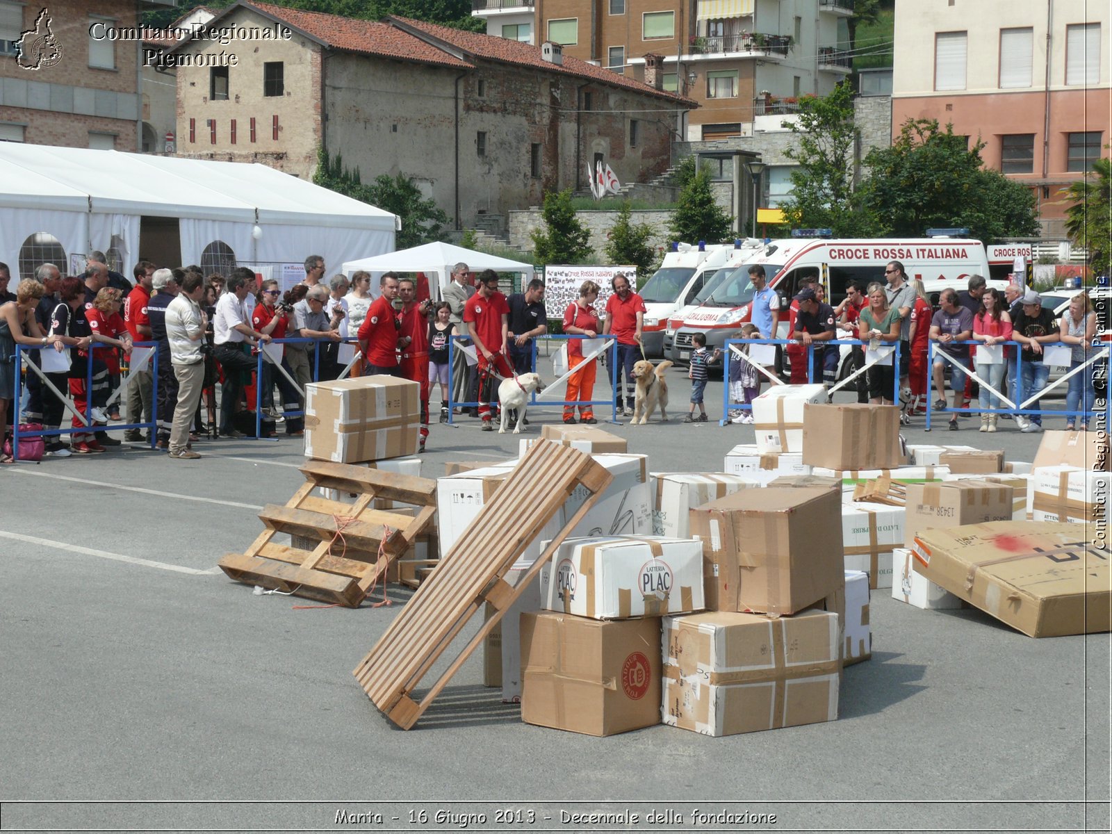 Manta - 16 Giugno 2013 - Decennale della fondazione - Croce Rossa Italiana - Comitato Regionale del Piemonte