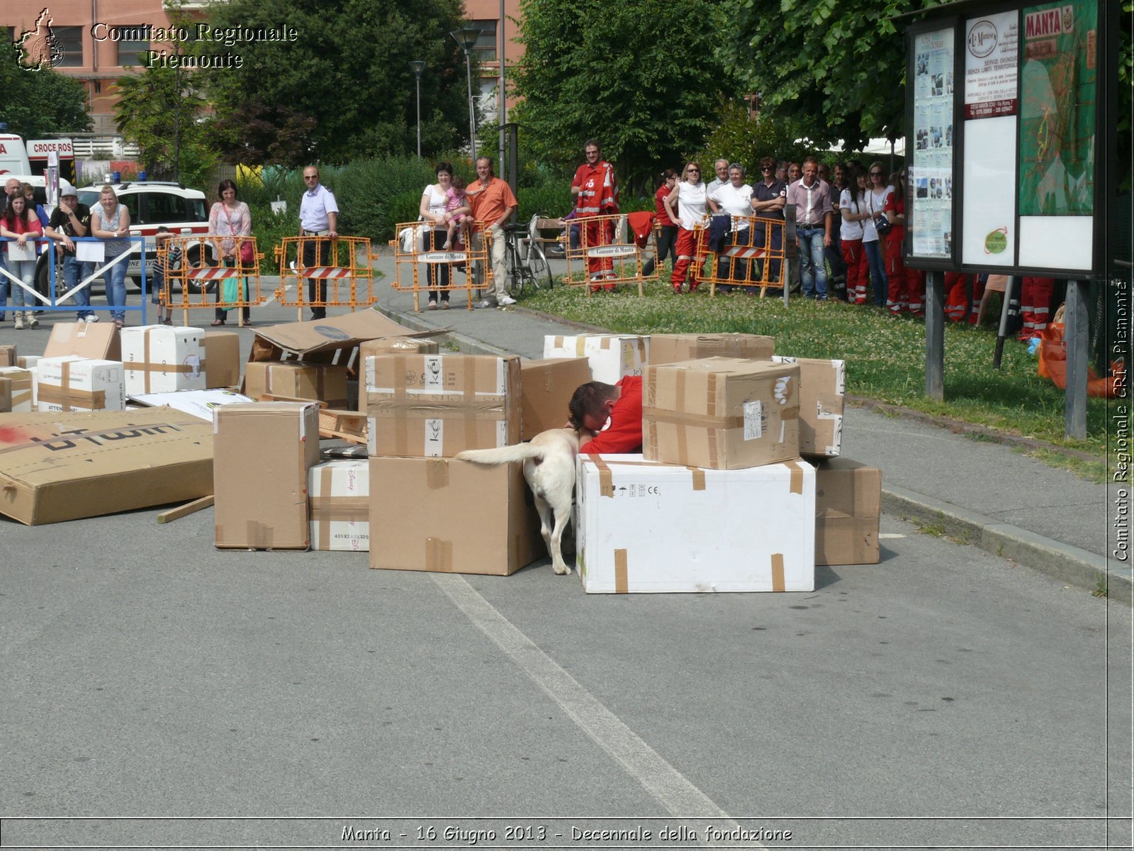 Manta - 16 Giugno 2013 - Decennale della fondazione - Croce Rossa Italiana - Comitato Regionale del Piemonte