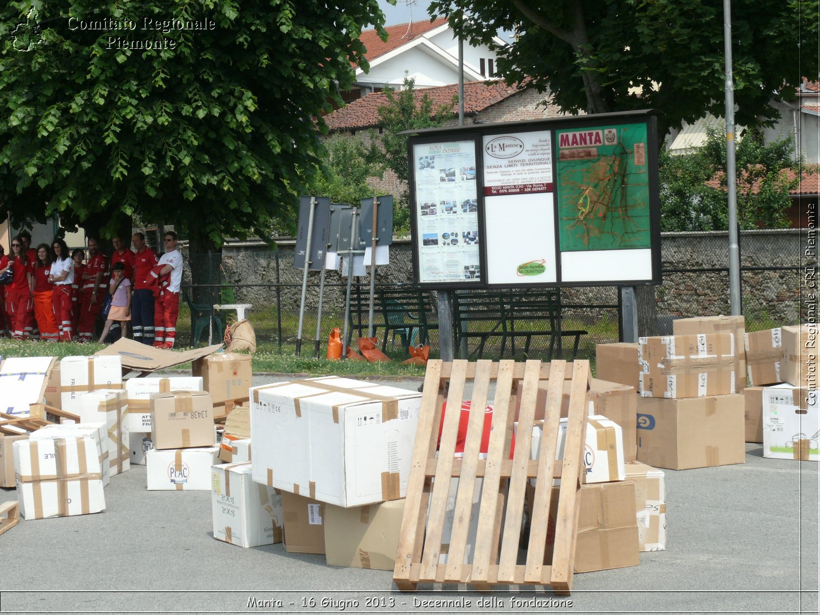 Manta - 16 Giugno 2013 - Decennale della fondazione - Croce Rossa Italiana - Comitato Regionale del Piemonte