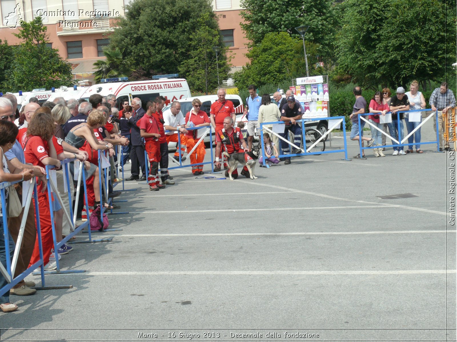 Manta - 16 Giugno 2013 - Decennale della fondazione - Croce Rossa Italiana - Comitato Regionale del Piemonte