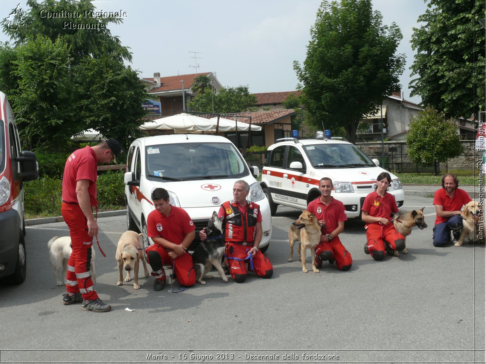 Manta - 16 Giugno 2013 - Decennale della fondazione - Croce Rossa Italiana - Comitato Regionale del Piemonte