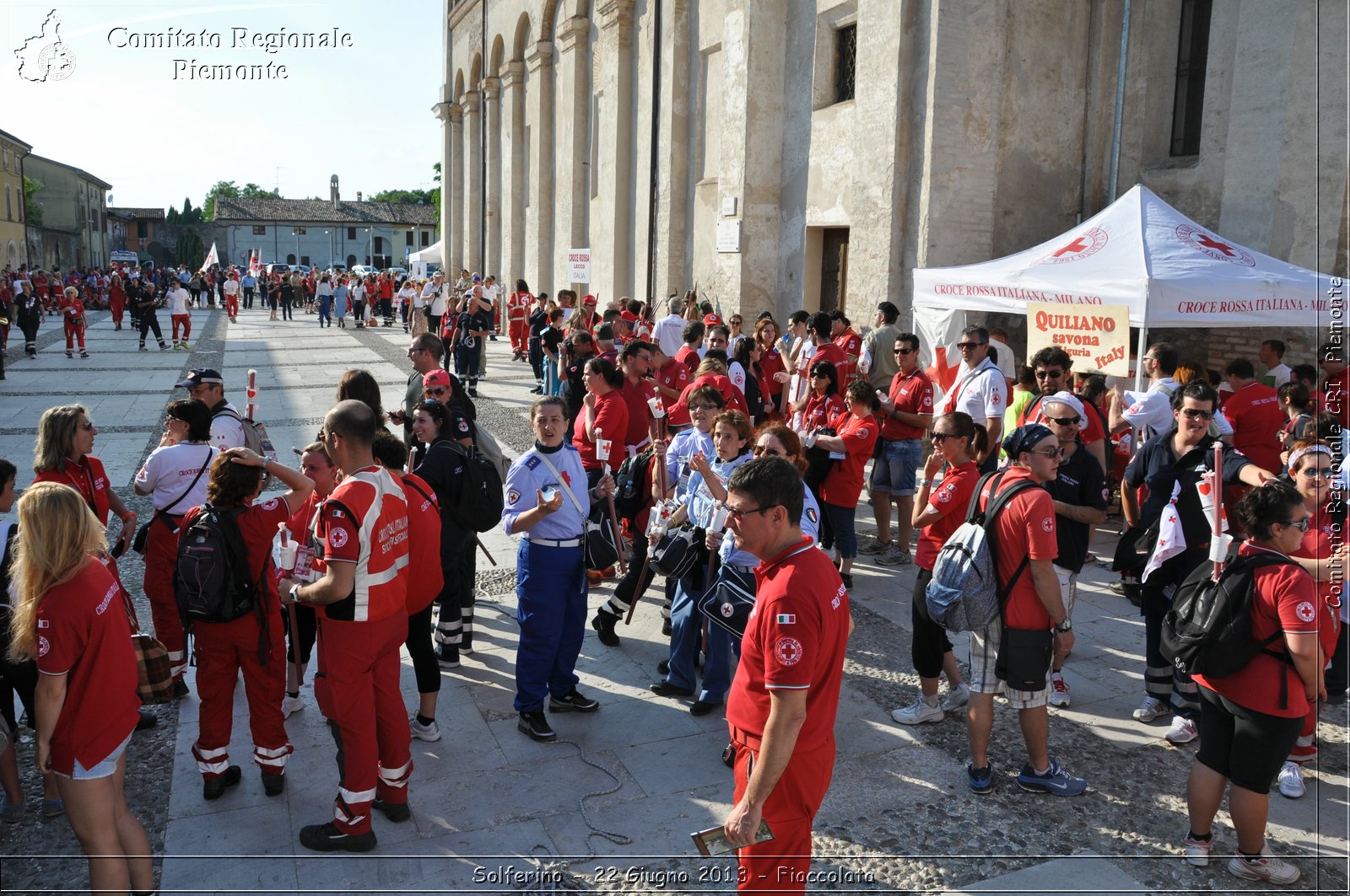 Solferino - 22 Giugno 2013 - Fiaccolata - Croce Rossa Italiana - Comitato Regionale del Piemonte