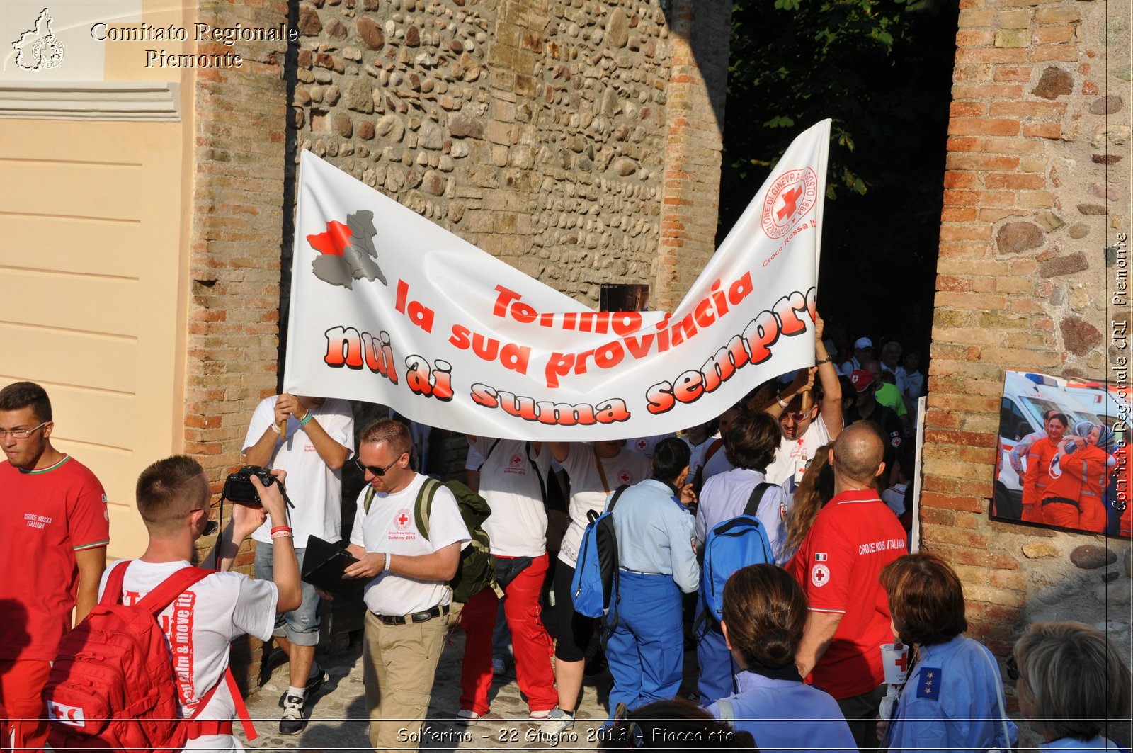 Solferino - 22 Giugno 2013 - Fiaccolata - Croce Rossa Italiana - Comitato Regionale del Piemonte