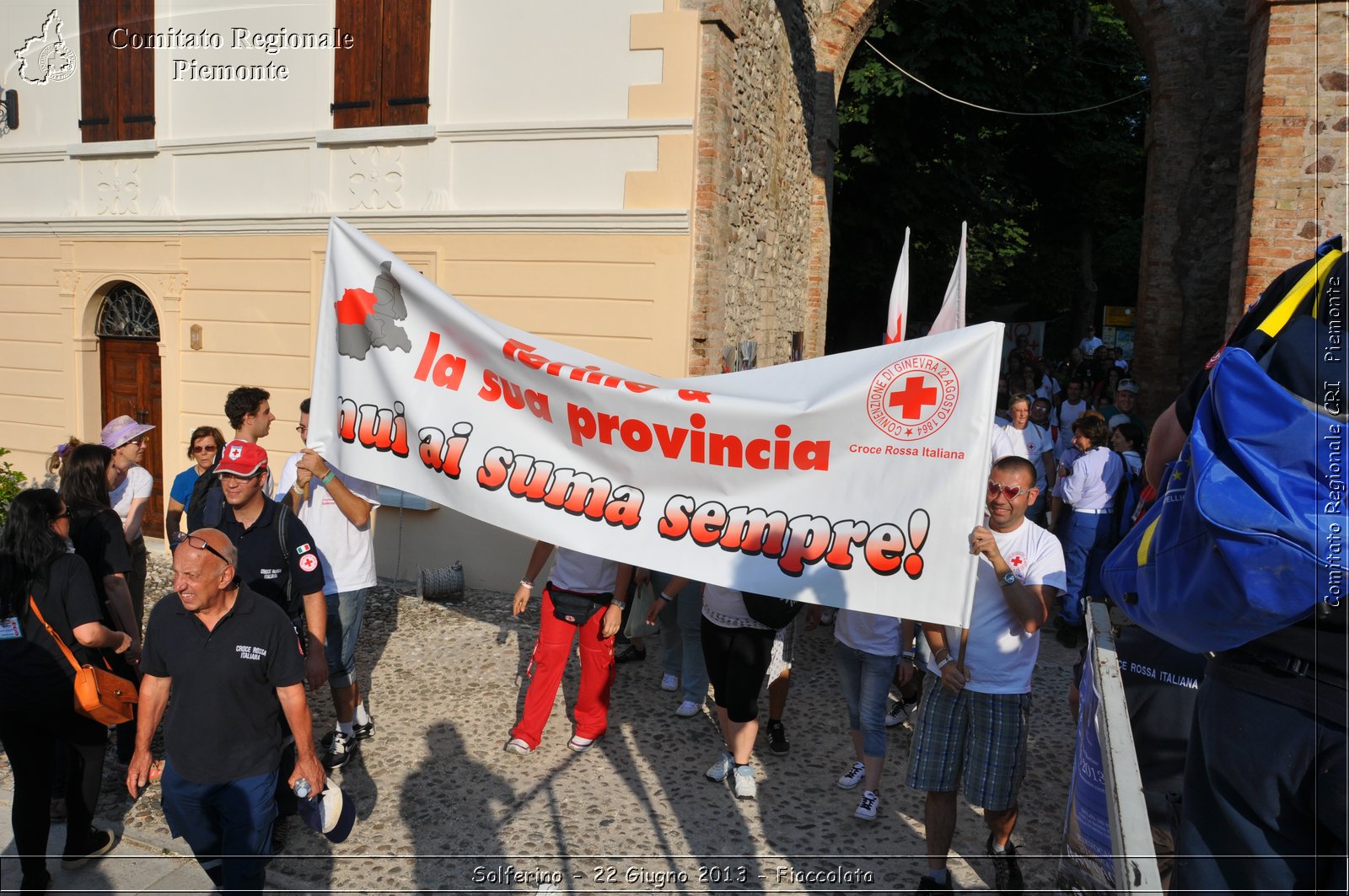 Solferino - 22 Giugno 2013 - Fiaccolata - Croce Rossa Italiana - Comitato Regionale del Piemonte