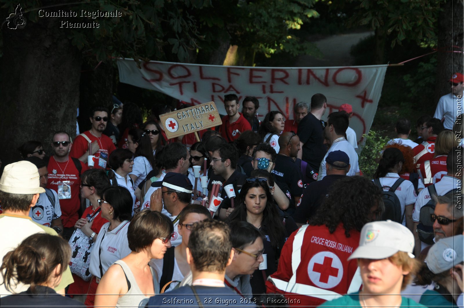 Solferino - 22 Giugno 2013 - Fiaccolata - Croce Rossa Italiana - Comitato Regionale del Piemonte