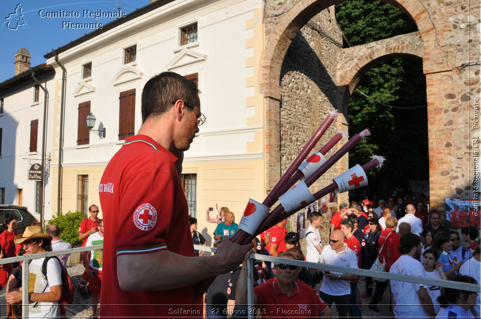 Solferino - 22 Giugno 2013 - Fiaccolata - Croce Rossa Italiana - Comitato Regionale del Piemonte