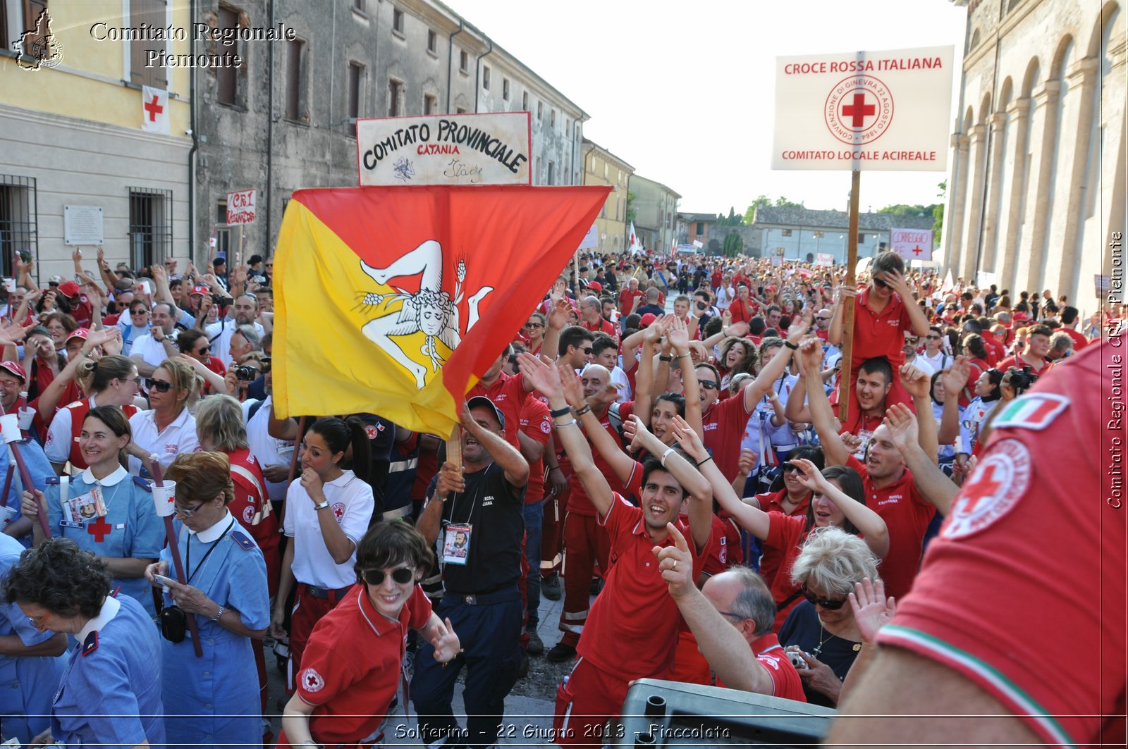 Solferino - 22 Giugno 2013 - Fiaccolata - Croce Rossa Italiana - Comitato Regionale del Piemonte