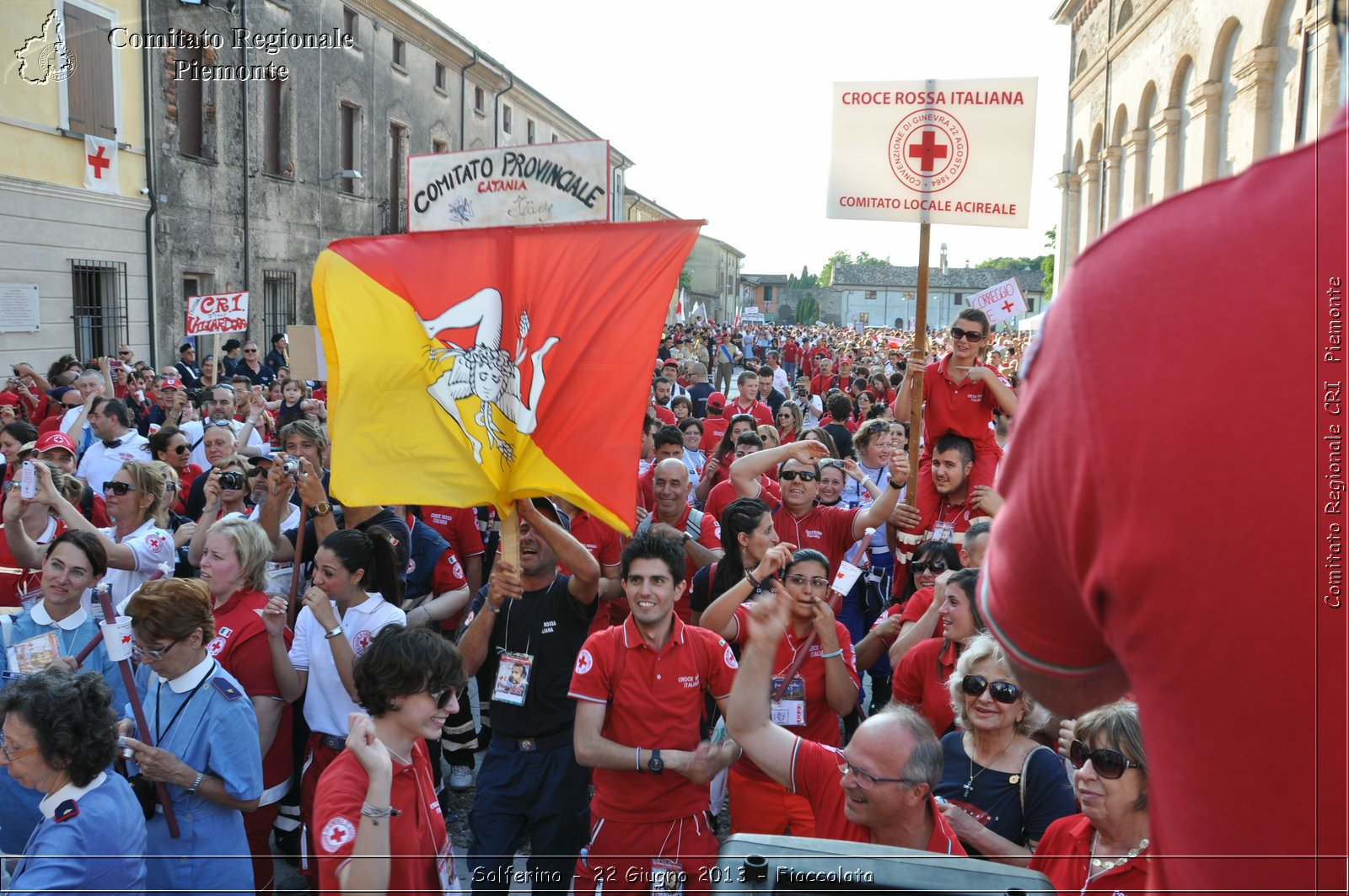 Solferino - 22 Giugno 2013 - Fiaccolata - Croce Rossa Italiana - Comitato Regionale del Piemonte