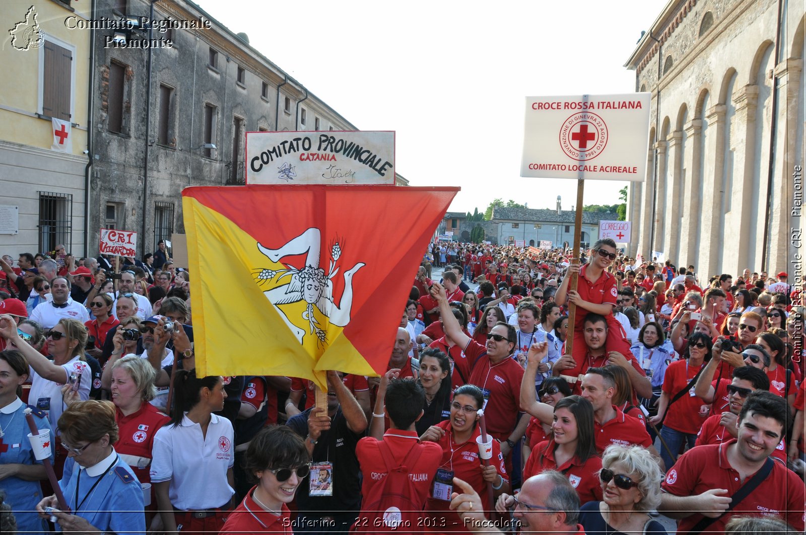 Solferino - 22 Giugno 2013 - Fiaccolata - Croce Rossa Italiana - Comitato Regionale del Piemonte