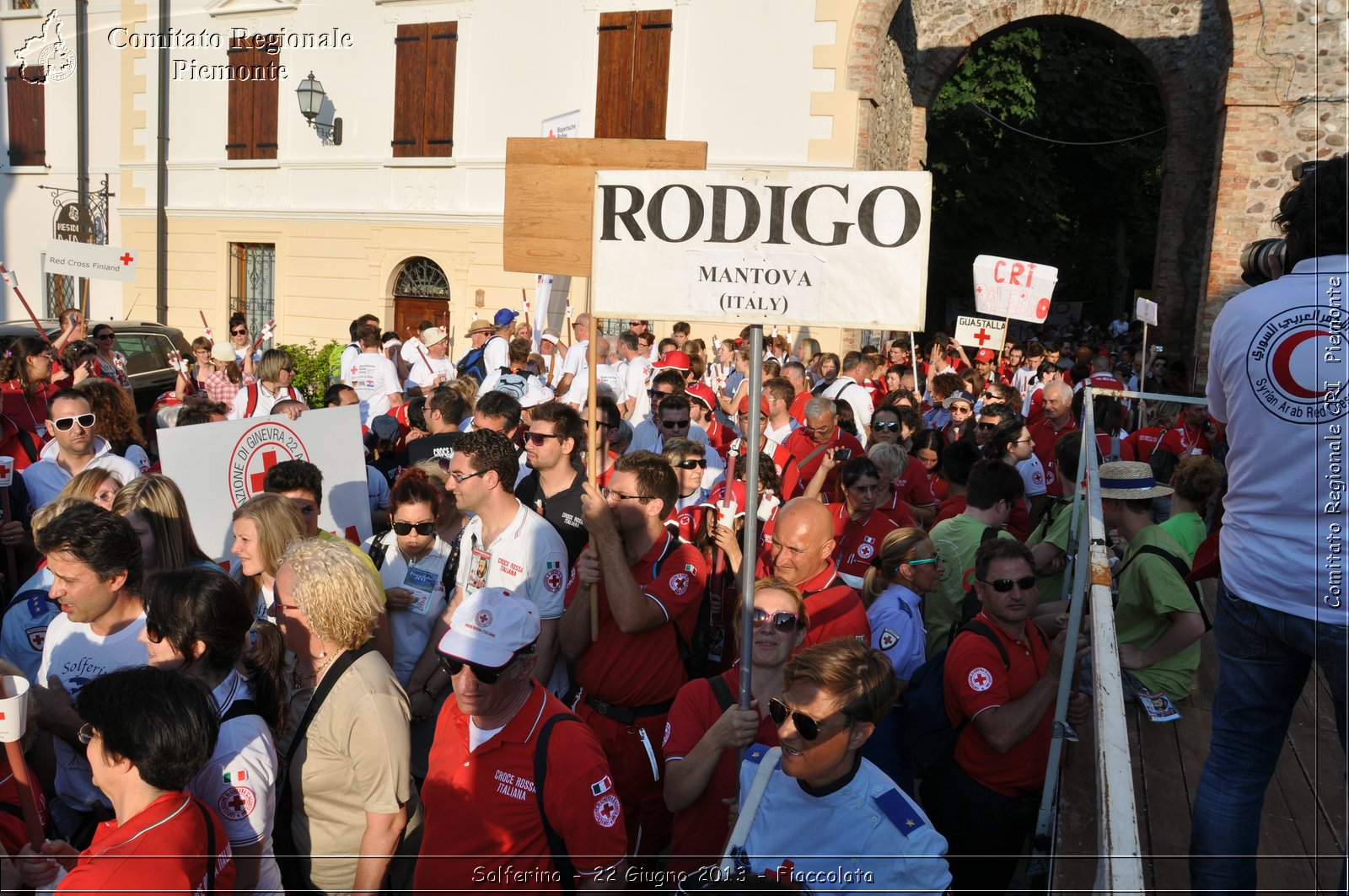 Solferino - 22 Giugno 2013 - Fiaccolata - Croce Rossa Italiana - Comitato Regionale del Piemonte