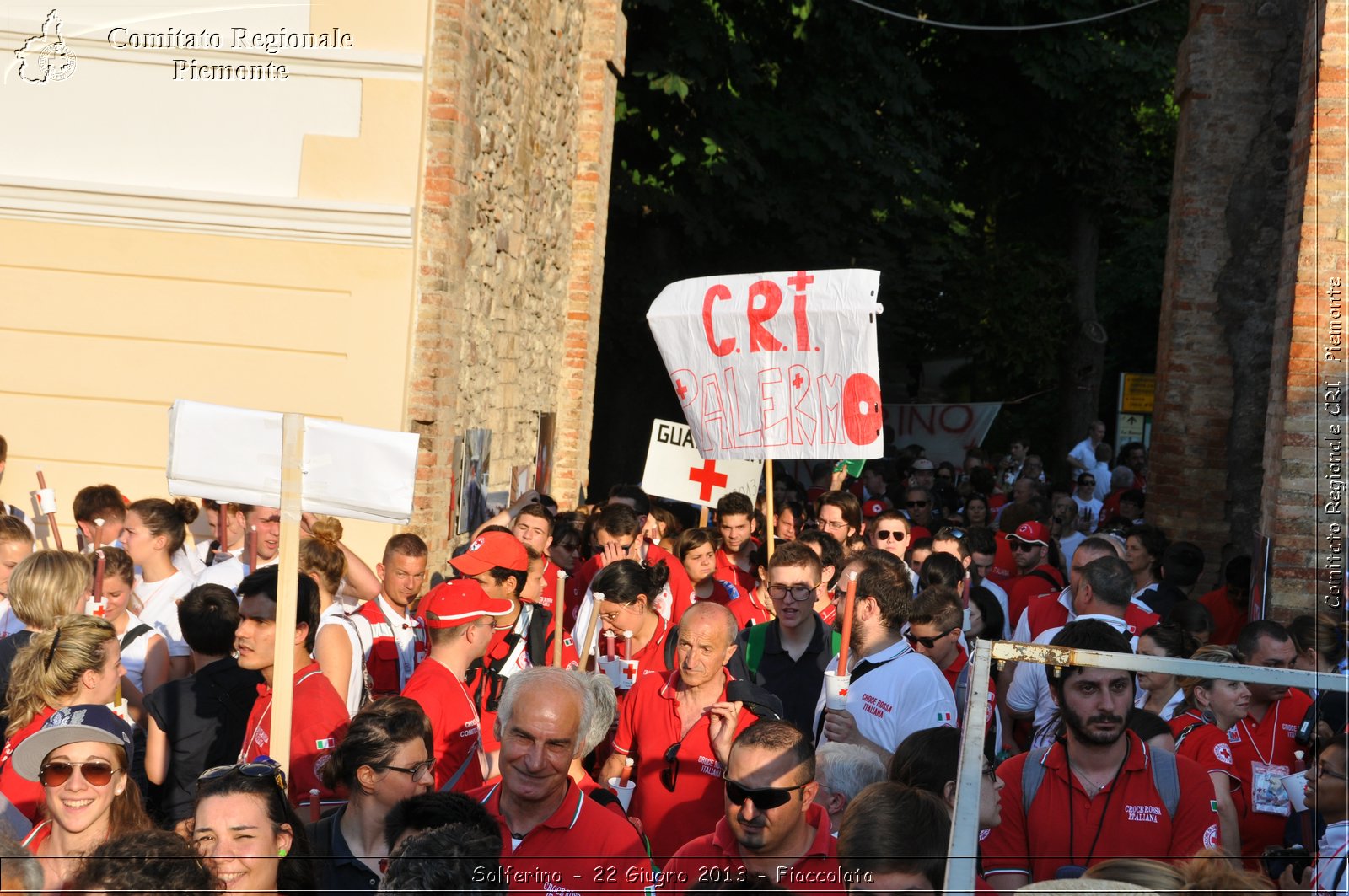 Solferino - 22 Giugno 2013 - Fiaccolata - Croce Rossa Italiana - Comitato Regionale del Piemonte