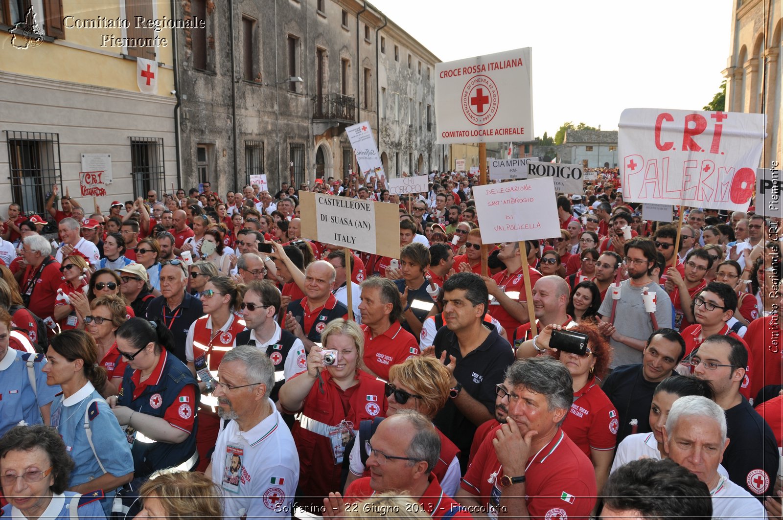 Solferino - 22 Giugno 2013 - Fiaccolata - Croce Rossa Italiana - Comitato Regionale del Piemonte