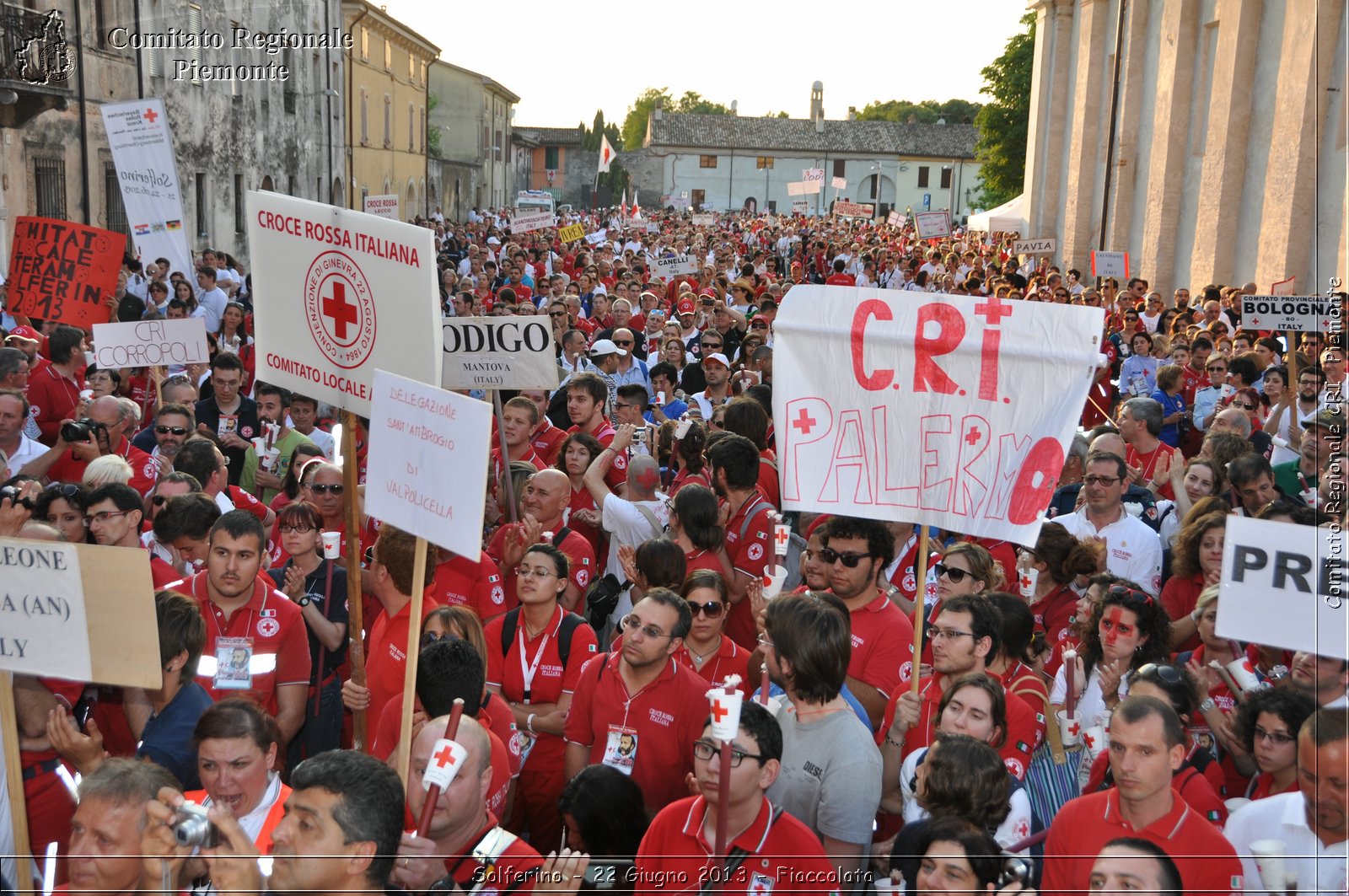 Solferino - 22 Giugno 2013 - Fiaccolata - Croce Rossa Italiana - Comitato Regionale del Piemonte