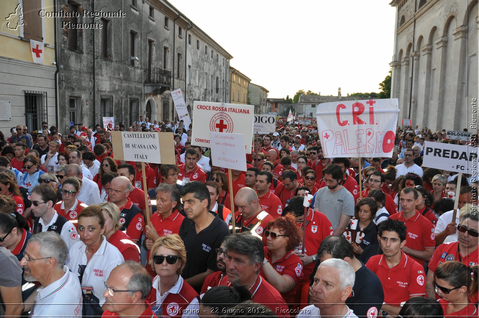 Solferino - 22 Giugno 2013 - Fiaccolata - Croce Rossa Italiana - Comitato Regionale del Piemonte