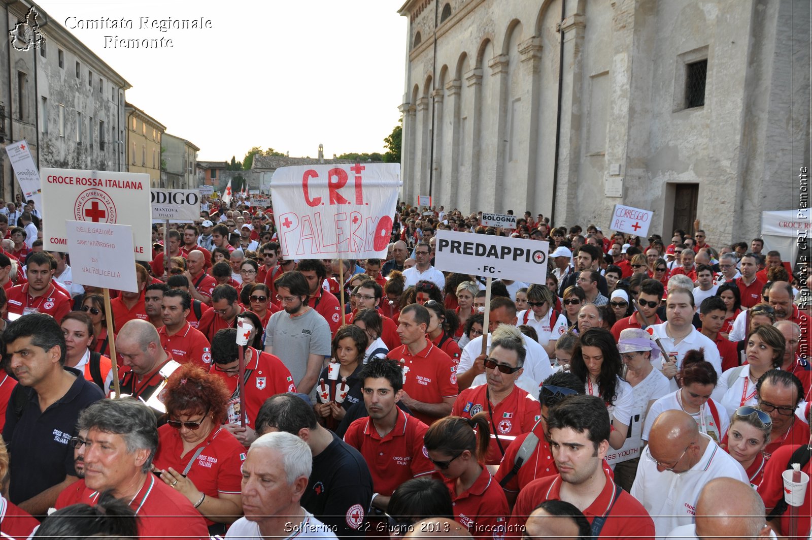 Solferino - 22 Giugno 2013 - Fiaccolata - Croce Rossa Italiana - Comitato Regionale del Piemonte