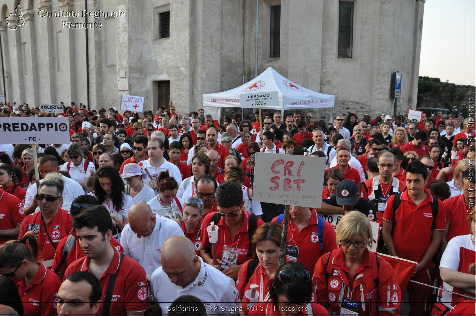 Solferino - 22 Giugno 2013 - Fiaccolata - Croce Rossa Italiana - Comitato Regionale del Piemonte