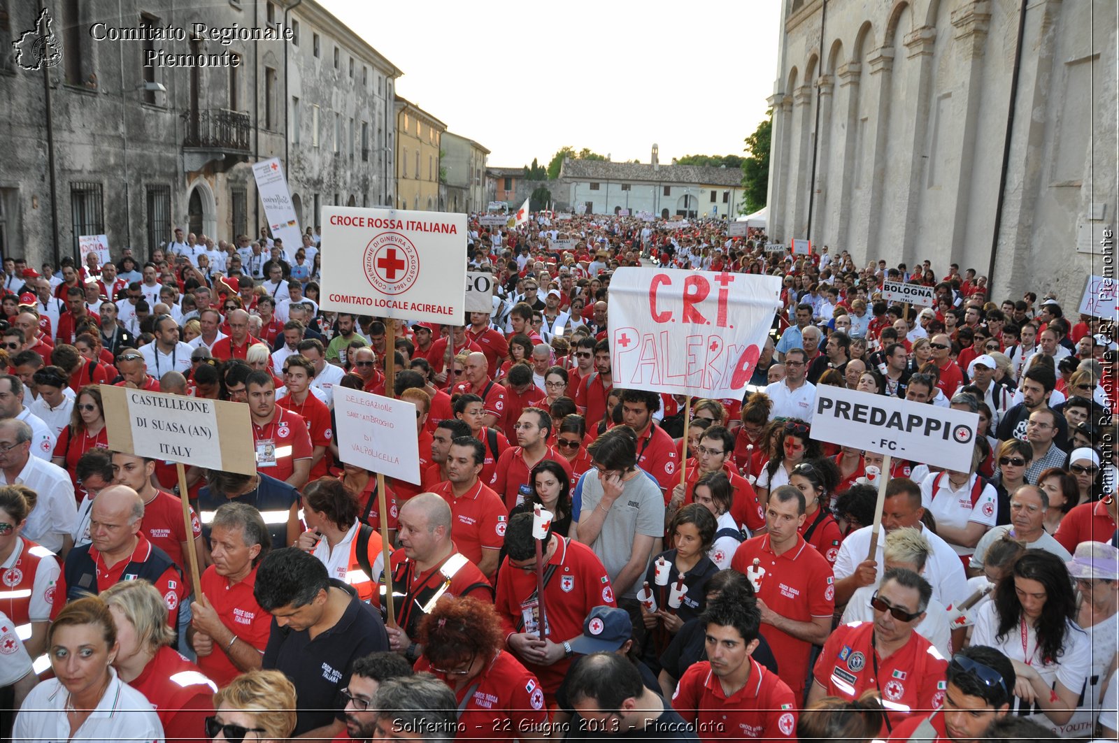 Solferino - 22 Giugno 2013 - Fiaccolata - Croce Rossa Italiana - Comitato Regionale del Piemonte