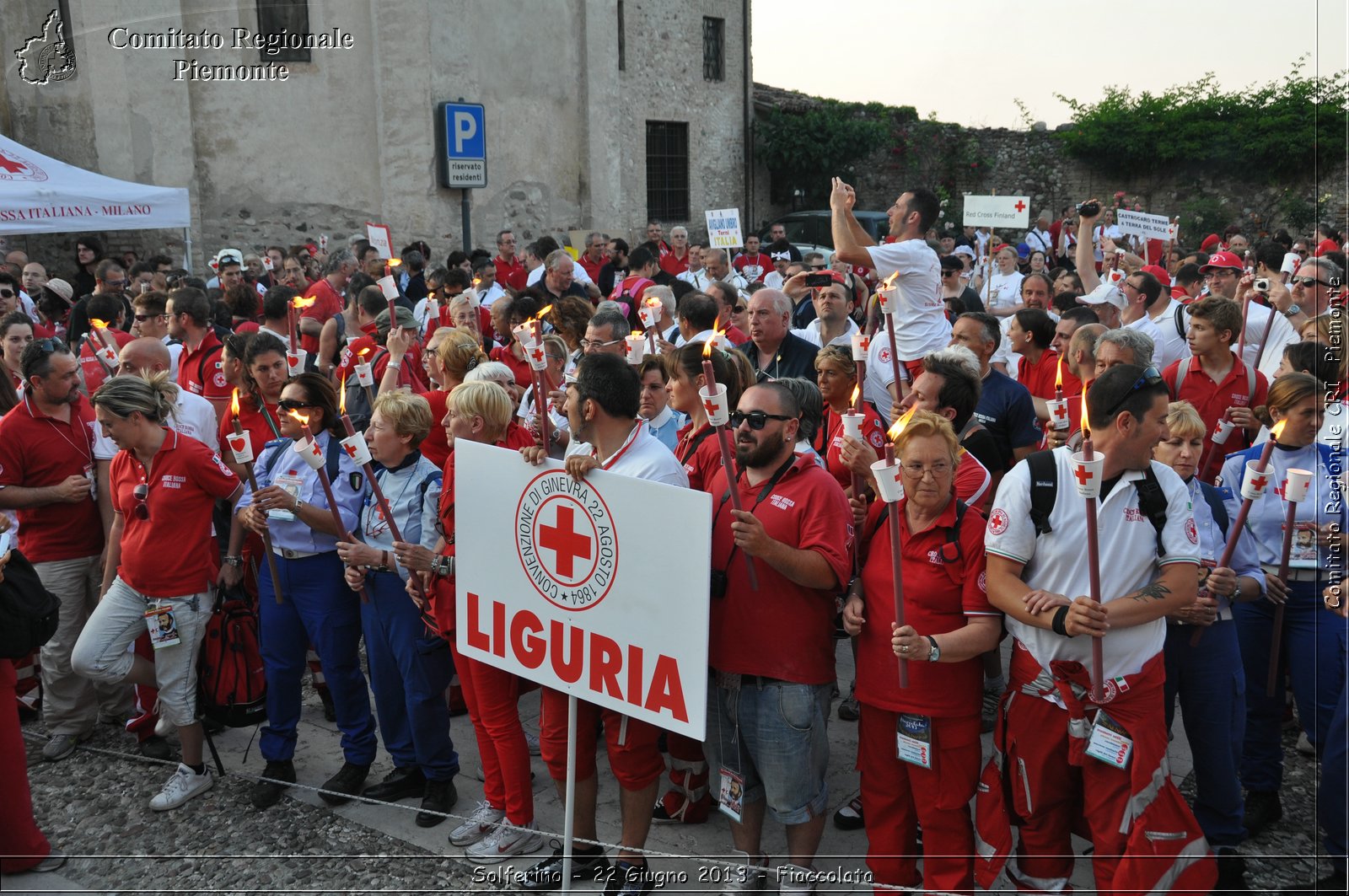 Solferino - 22 Giugno 2013 - Fiaccolata - Croce Rossa Italiana - Comitato Regionale del Piemonte