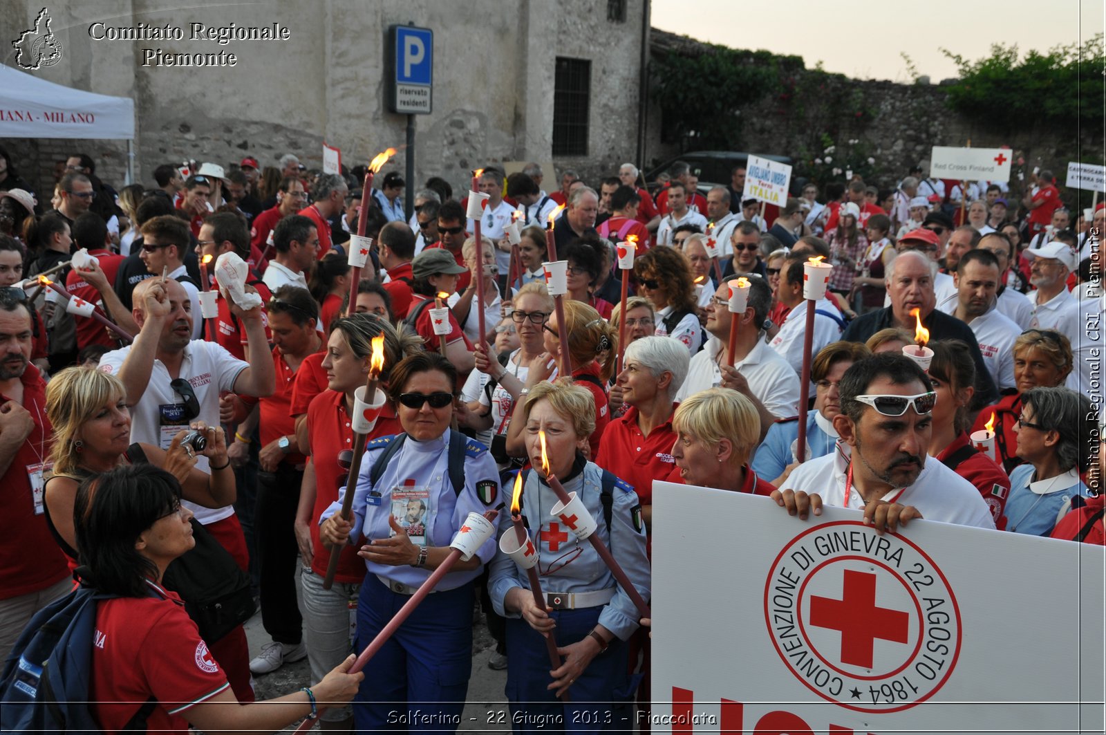 Solferino - 22 Giugno 2013 - Fiaccolata - Croce Rossa Italiana - Comitato Regionale del Piemonte