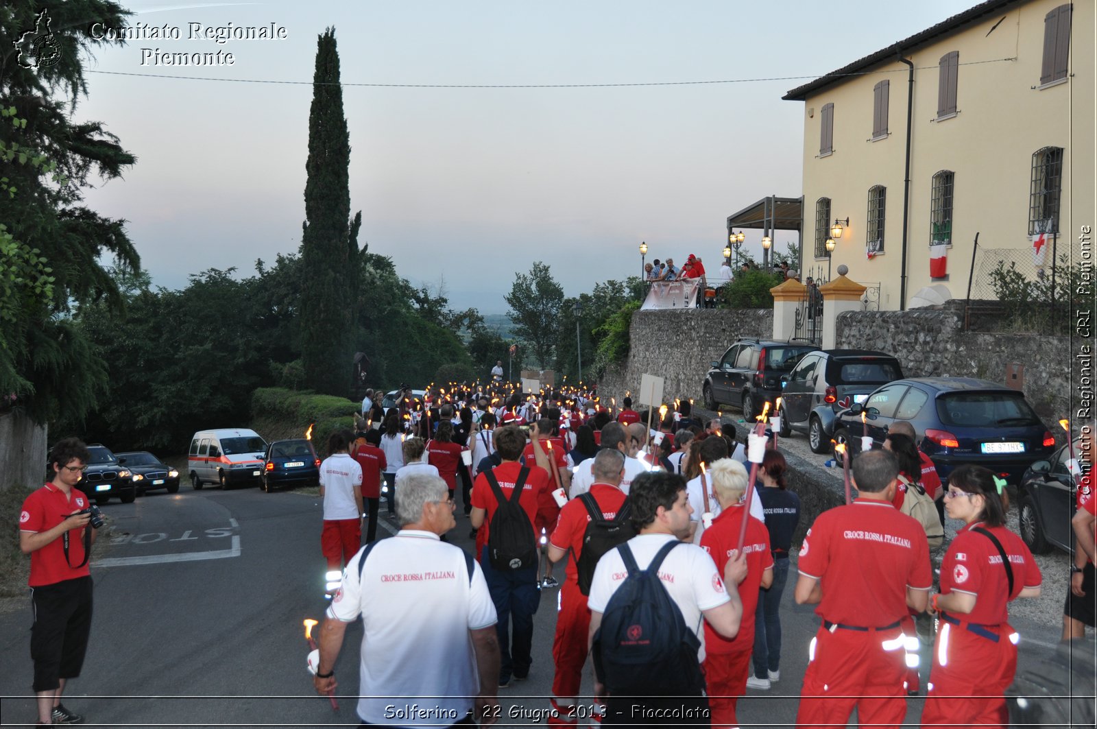 Solferino - 22 Giugno 2013 - Fiaccolata - Croce Rossa Italiana - Comitato Regionale del Piemonte