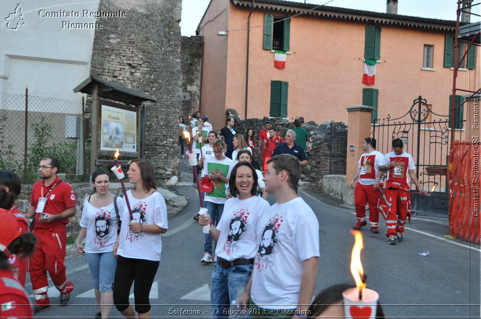 Solferino - 22 Giugno 2013 - Fiaccolata - Croce Rossa Italiana - Comitato Regionale del Piemonte