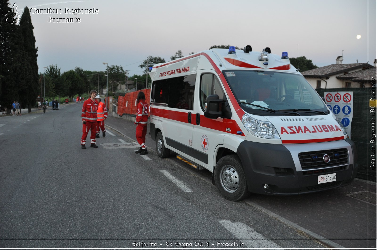 Solferino - 22 Giugno 2013 - Fiaccolata - Croce Rossa Italiana - Comitato Regionale del Piemonte