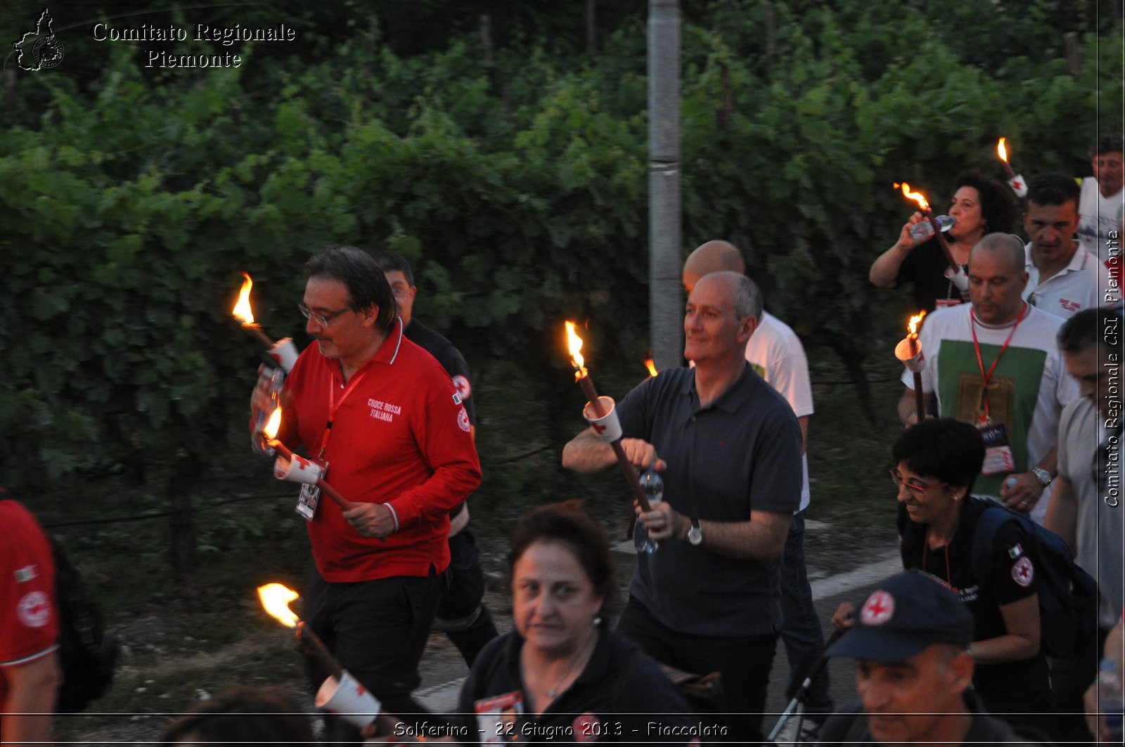 Solferino - 22 Giugno 2013 - Fiaccolata - Croce Rossa Italiana - Comitato Regionale del Piemonte