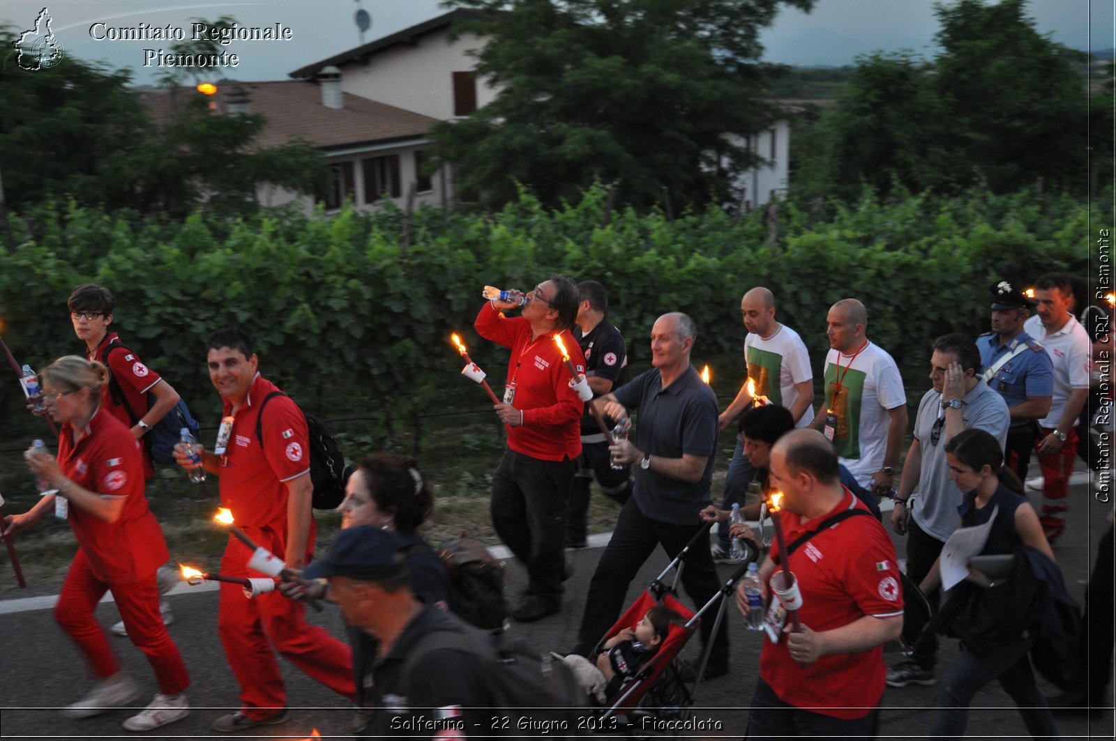 Solferino - 22 Giugno 2013 - Fiaccolata - Croce Rossa Italiana - Comitato Regionale del Piemonte