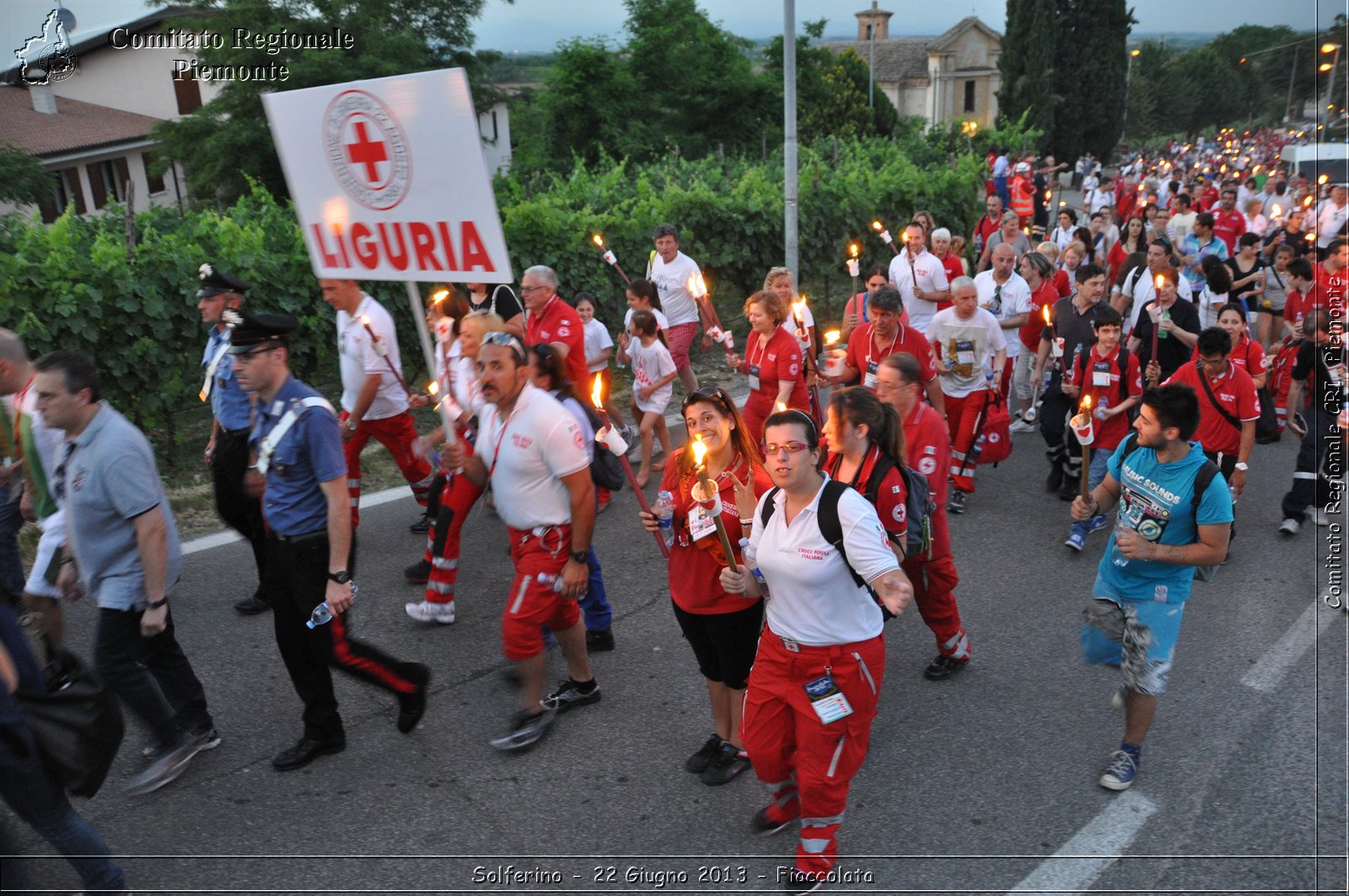 Solferino - 22 Giugno 2013 - Fiaccolata - Croce Rossa Italiana - Comitato Regionale del Piemonte