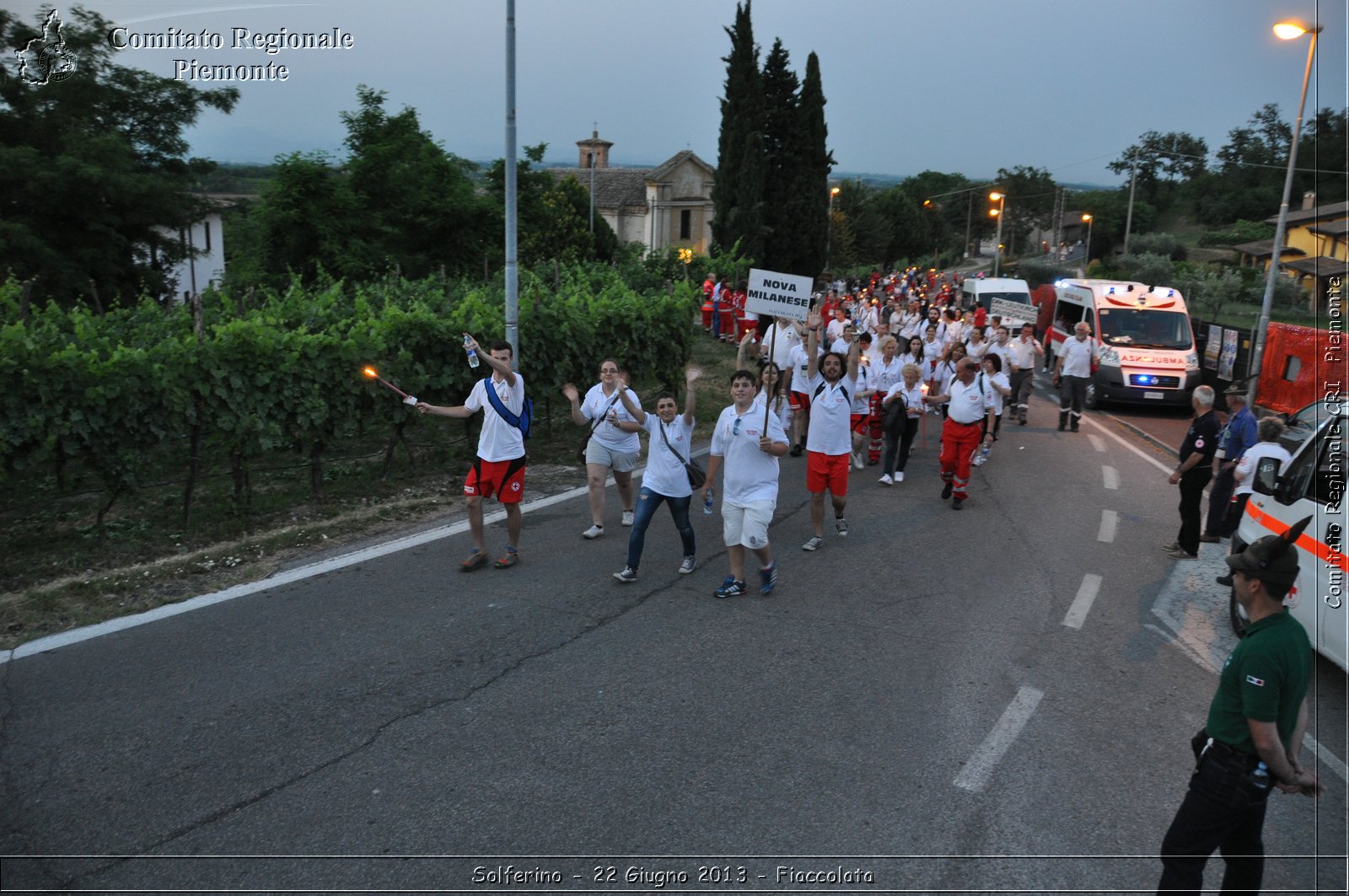 Solferino - 22 Giugno 2013 - Fiaccolata - Croce Rossa Italiana - Comitato Regionale del Piemonte