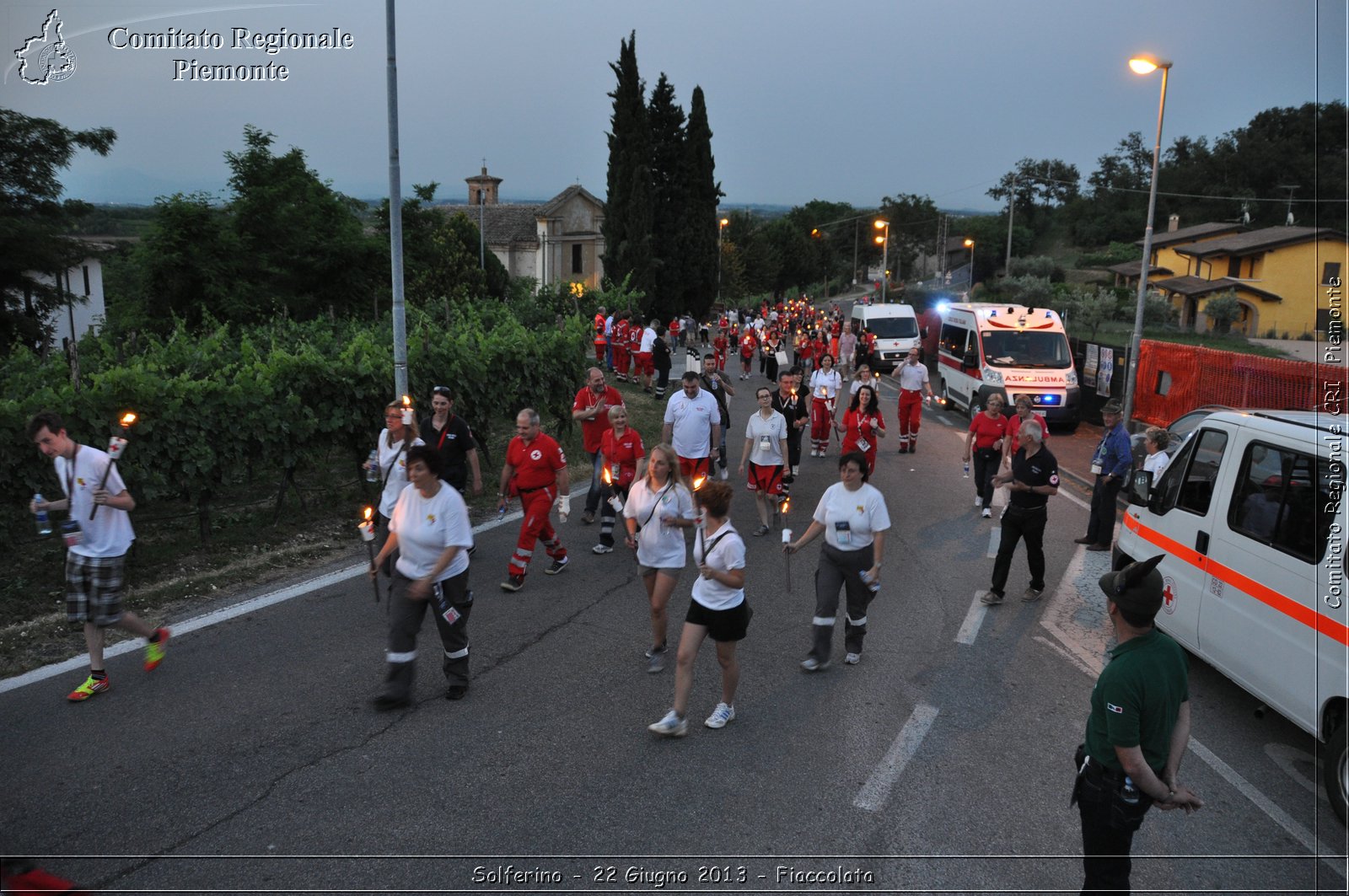 Solferino - 22 Giugno 2013 - Fiaccolata - Croce Rossa Italiana - Comitato Regionale del Piemonte