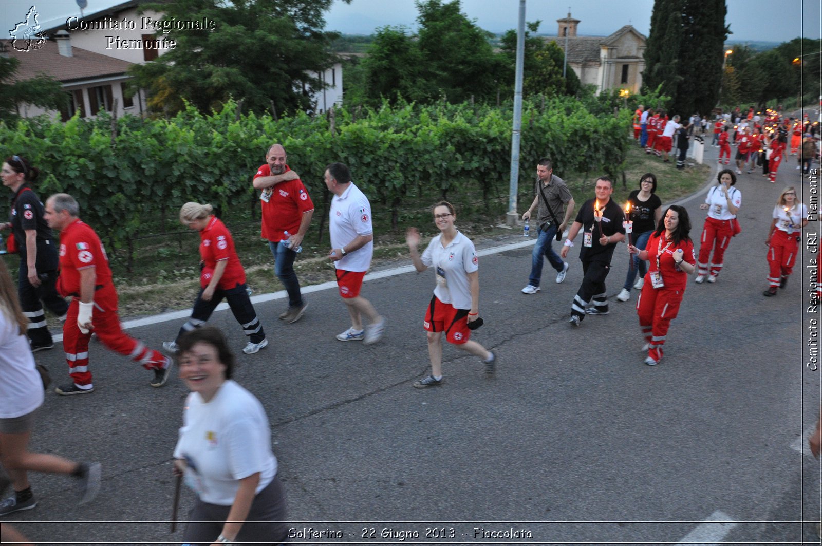 Solferino - 22 Giugno 2013 - Fiaccolata - Croce Rossa Italiana - Comitato Regionale del Piemonte