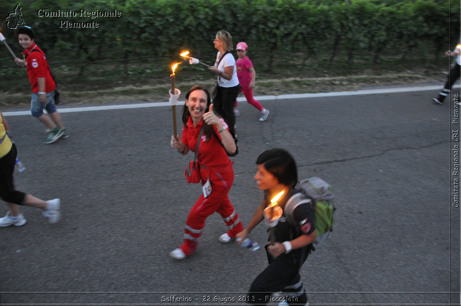 Solferino - 22 Giugno 2013 - Fiaccolata - Croce Rossa Italiana - Comitato Regionale del Piemonte