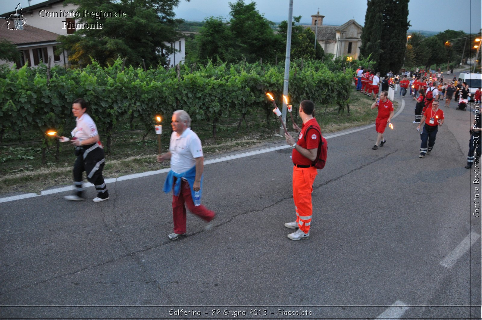 Solferino - 22 Giugno 2013 - Fiaccolata - Croce Rossa Italiana - Comitato Regionale del Piemonte