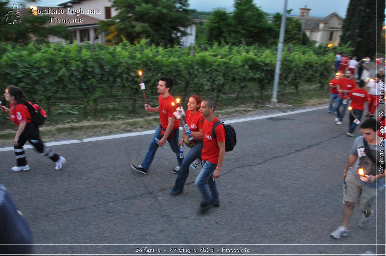 Solferino - 22 Giugno 2013 - Fiaccolata - Croce Rossa Italiana - Comitato Regionale del Piemonte