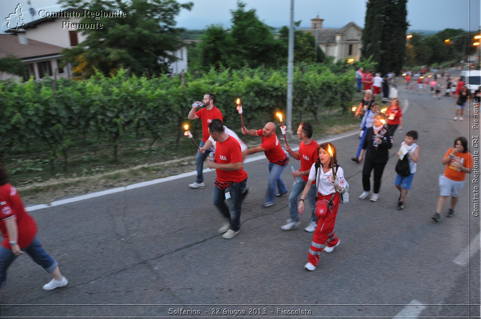 Solferino - 22 Giugno 2013 - Fiaccolata - Croce Rossa Italiana - Comitato Regionale del Piemonte