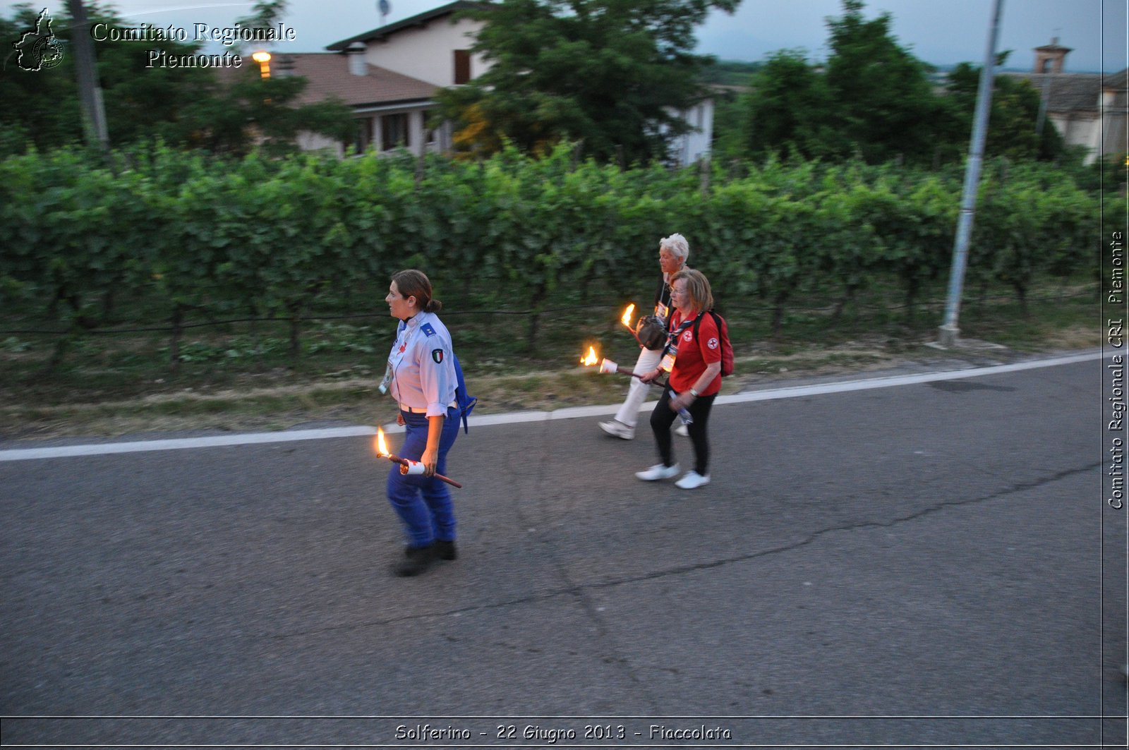 Solferino - 22 Giugno 2013 - Fiaccolata - Croce Rossa Italiana - Comitato Regionale del Piemonte