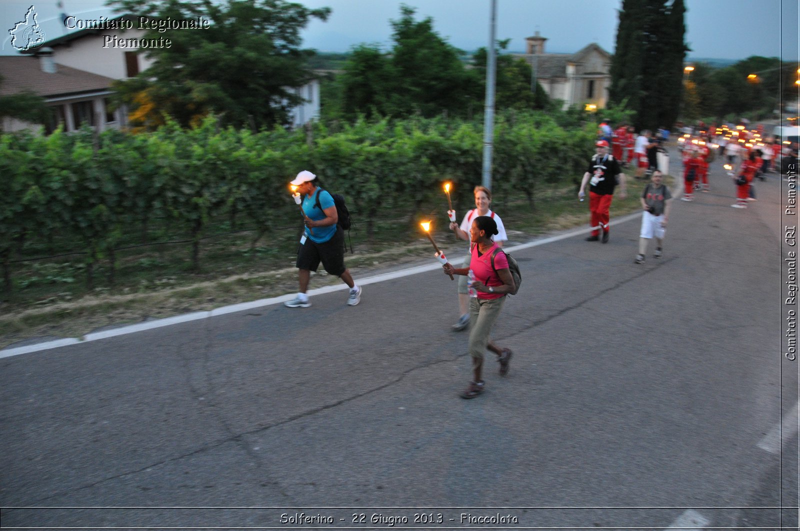 Solferino - 22 Giugno 2013 - Fiaccolata - Croce Rossa Italiana - Comitato Regionale del Piemonte