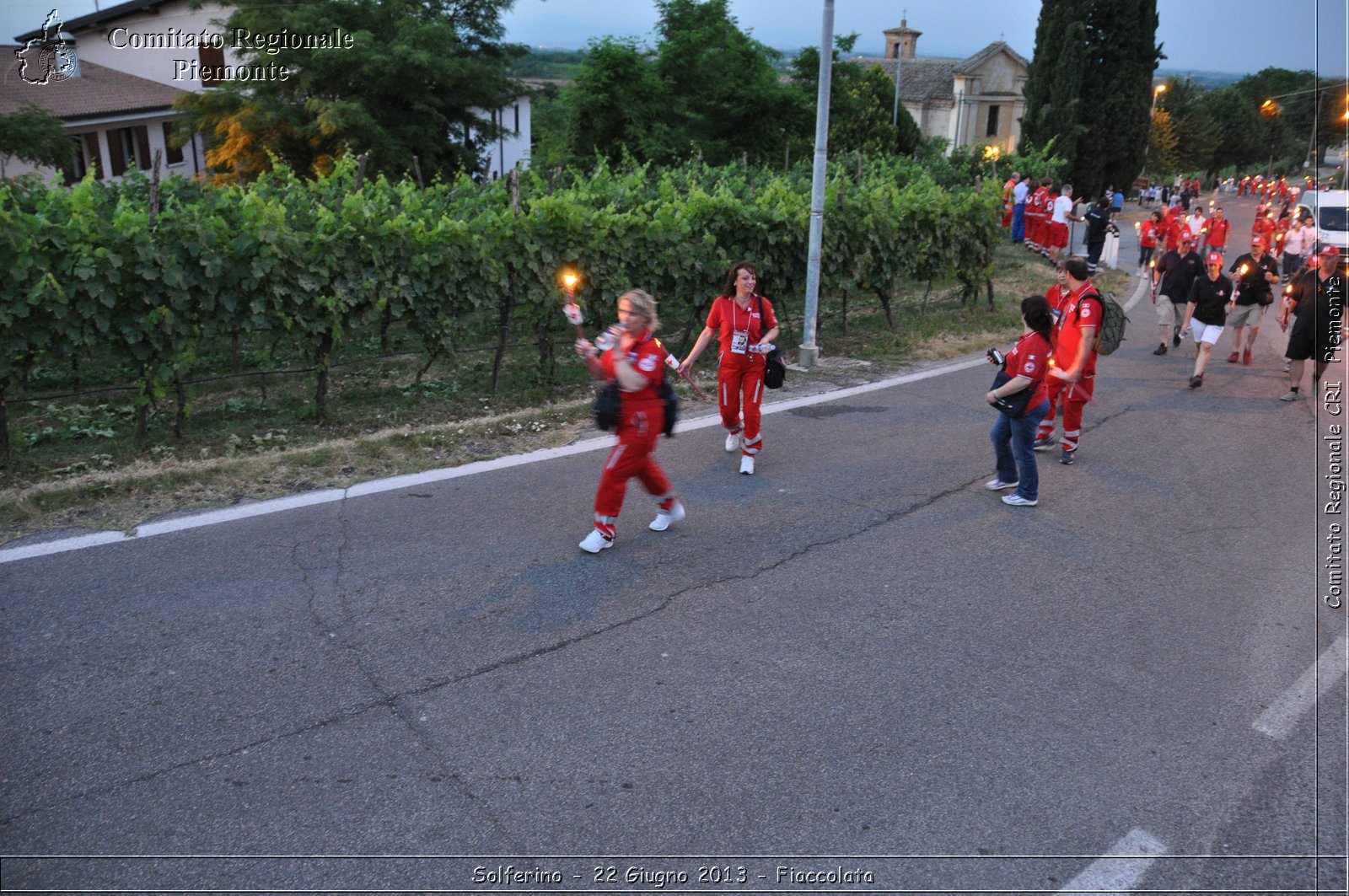 Solferino - 22 Giugno 2013 - Fiaccolata - Croce Rossa Italiana - Comitato Regionale del Piemonte