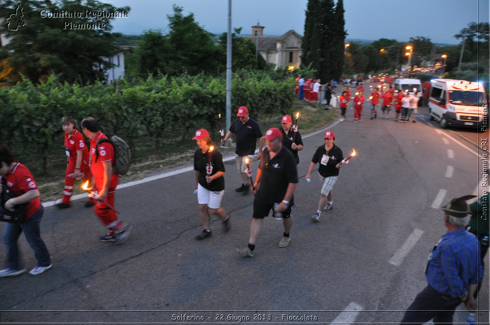 Solferino - 22 Giugno 2013 - Fiaccolata - Croce Rossa Italiana - Comitato Regionale del Piemonte