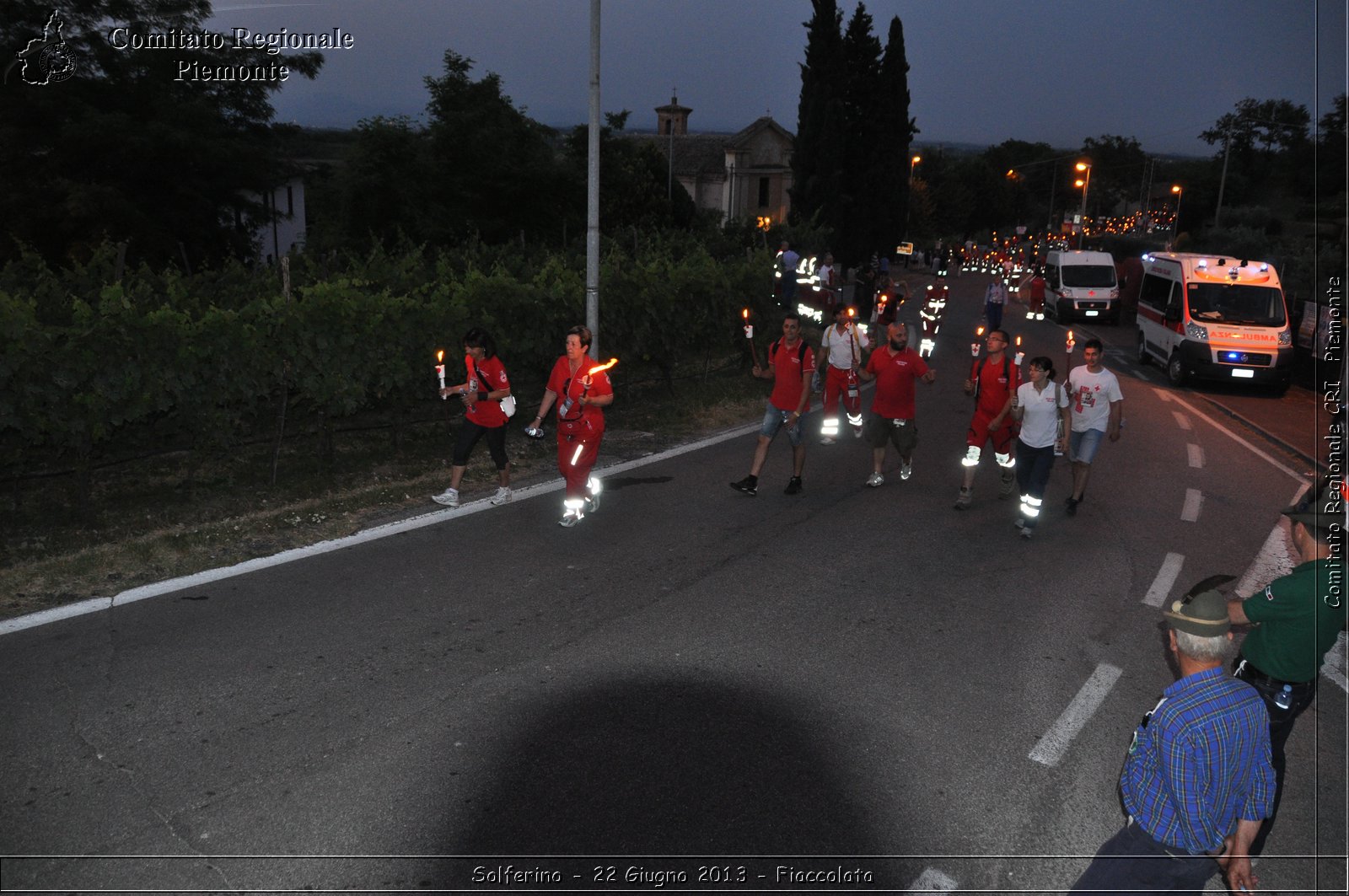 Solferino - 22 Giugno 2013 - Fiaccolata - Croce Rossa Italiana - Comitato Regionale del Piemonte