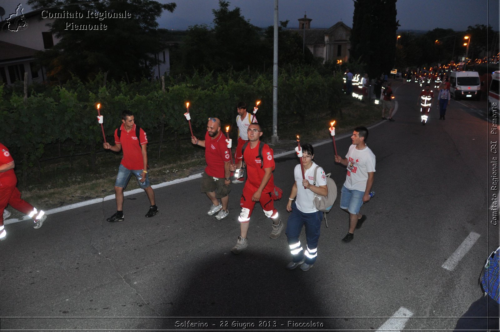 Solferino - 22 Giugno 2013 - Fiaccolata - Croce Rossa Italiana - Comitato Regionale del Piemonte