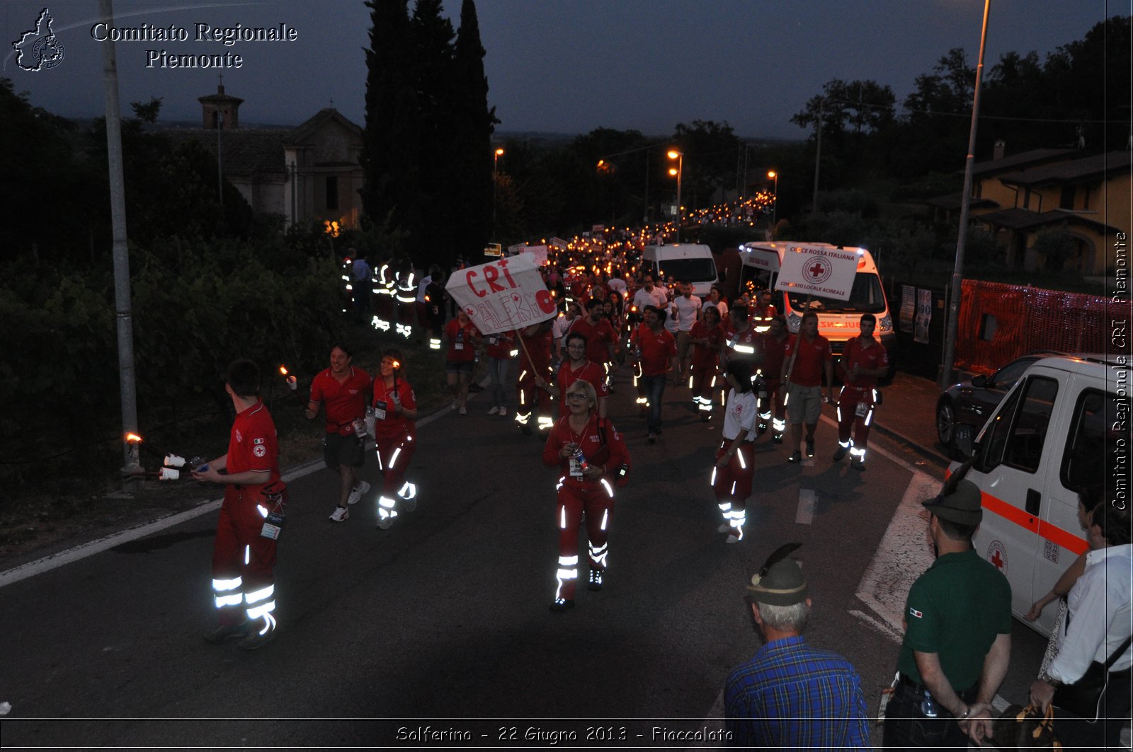 Solferino - 22 Giugno 2013 - Fiaccolata - Croce Rossa Italiana - Comitato Regionale del Piemonte