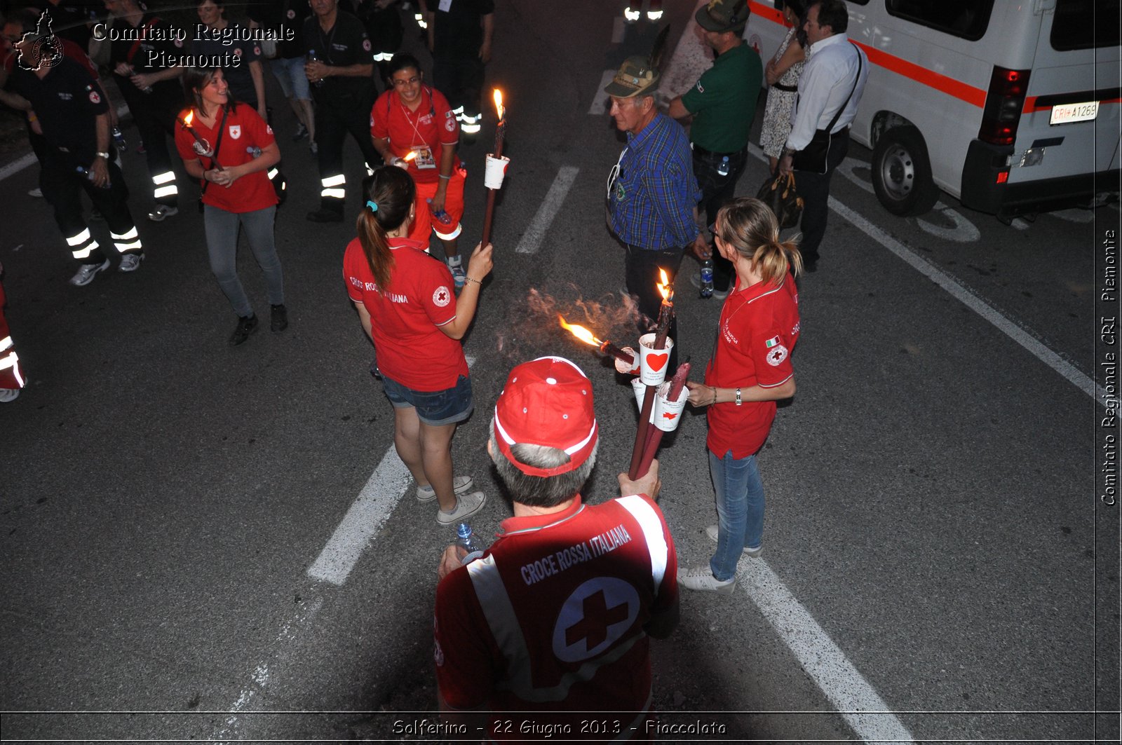 Solferino - 22 Giugno 2013 - Fiaccolata - Croce Rossa Italiana - Comitato Regionale del Piemonte