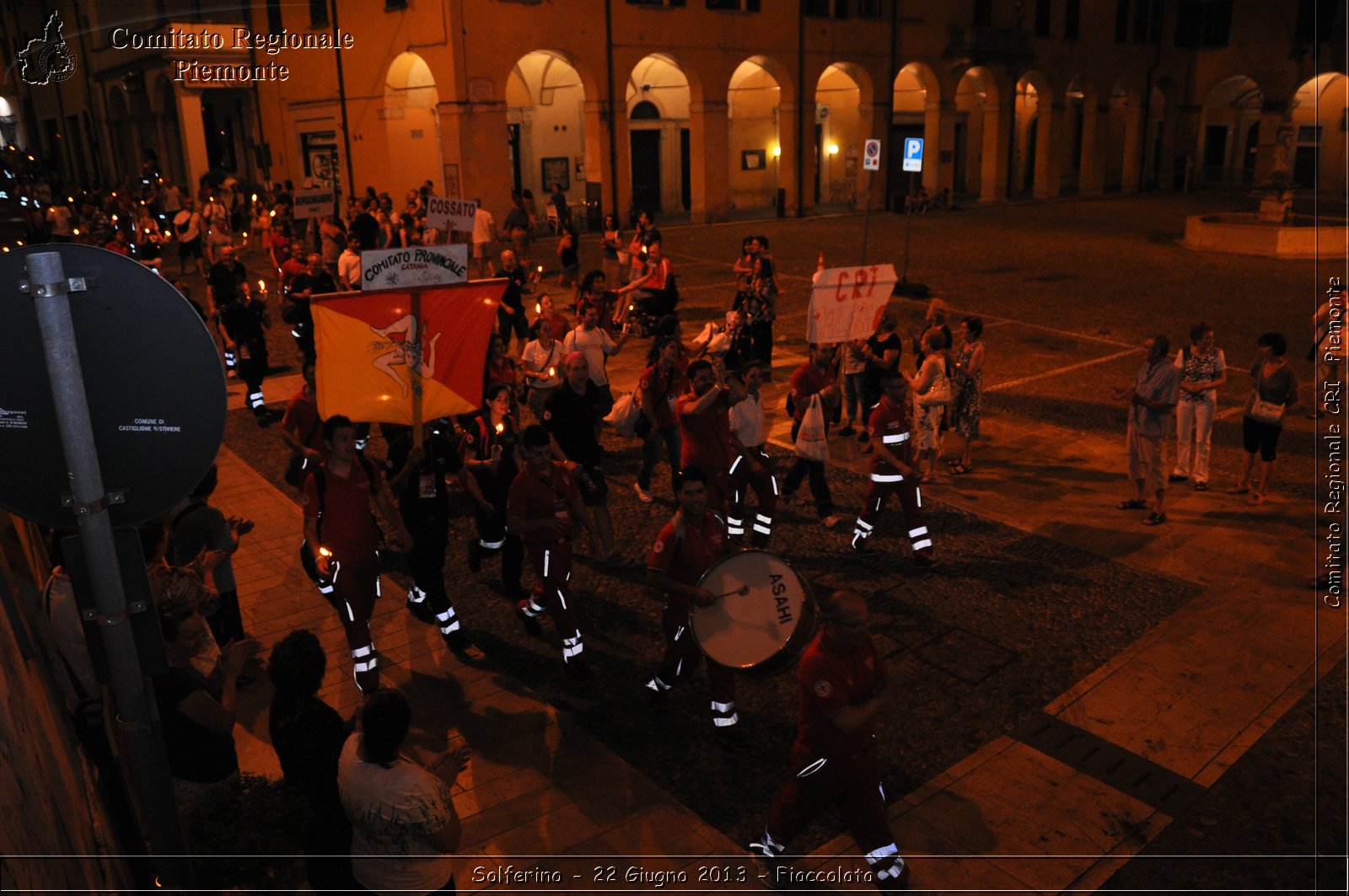 Solferino - 22 Giugno 2013 - Fiaccolata - Croce Rossa Italiana - Comitato Regionale del Piemonte