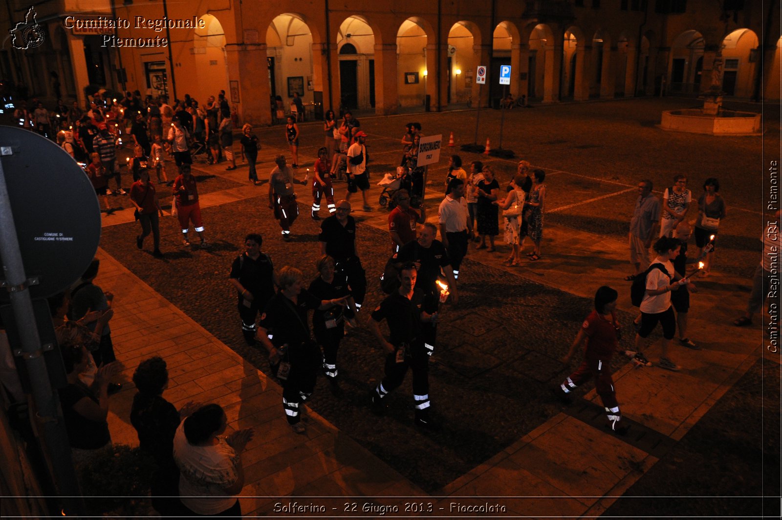 Solferino - 22 Giugno 2013 - Fiaccolata - Croce Rossa Italiana - Comitato Regionale del Piemonte