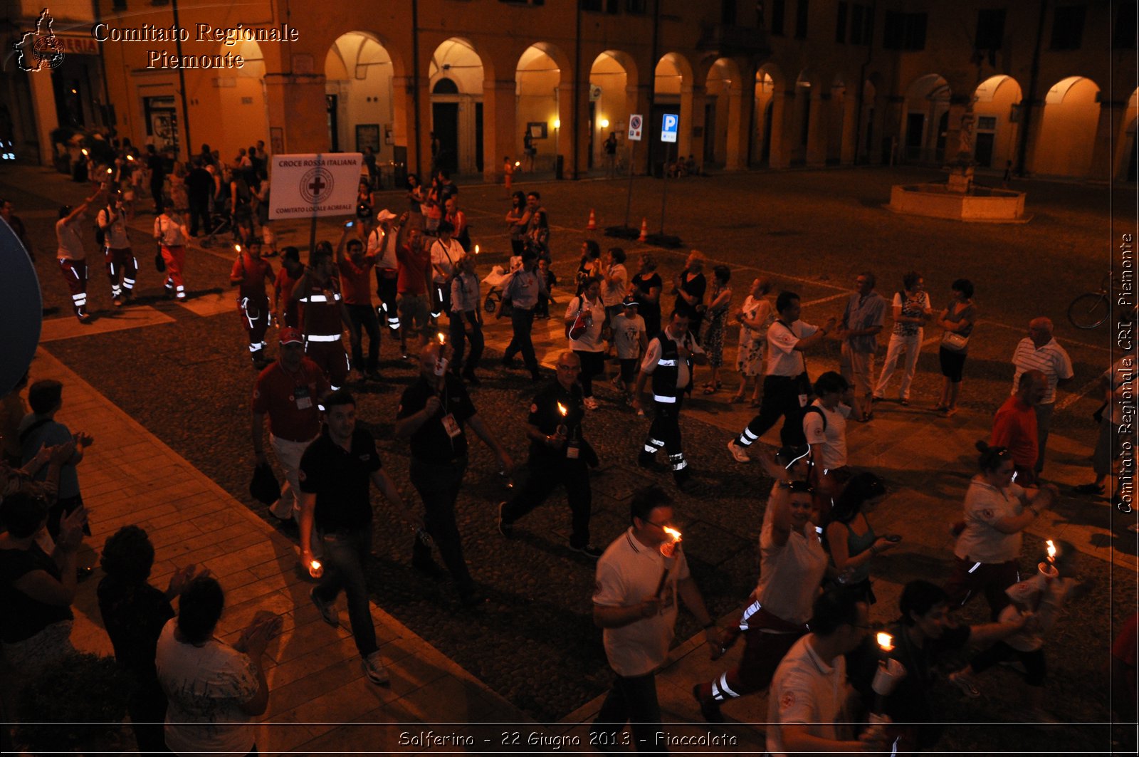 Solferino - 22 Giugno 2013 - Fiaccolata - Croce Rossa Italiana - Comitato Regionale del Piemonte