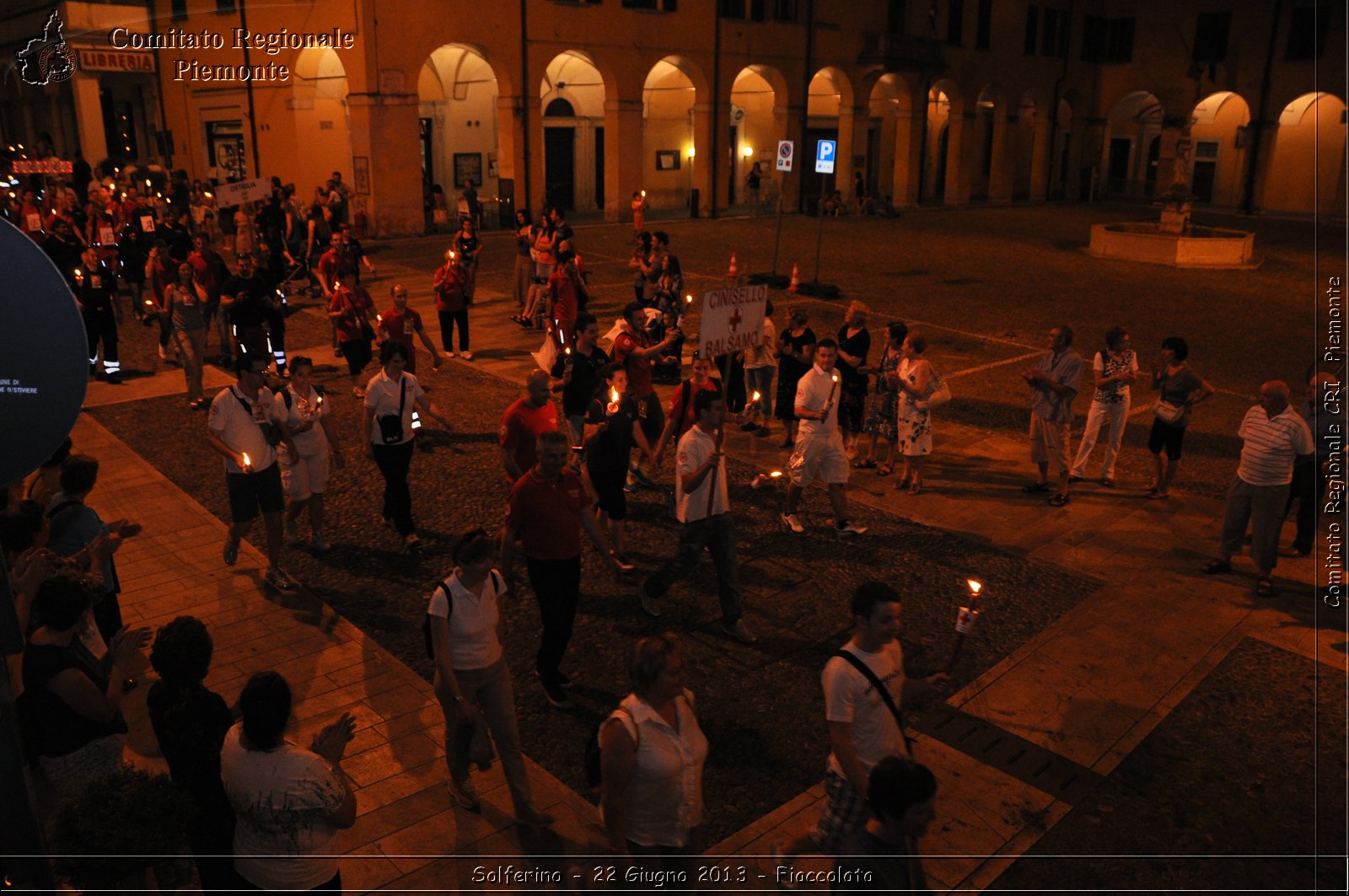 Solferino - 22 Giugno 2013 - Fiaccolata - Croce Rossa Italiana - Comitato Regionale del Piemonte