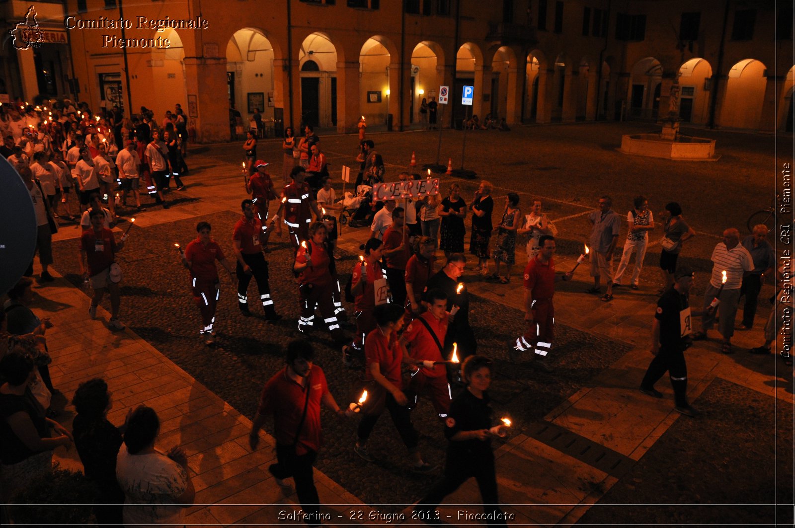 Solferino - 22 Giugno 2013 - Fiaccolata - Croce Rossa Italiana - Comitato Regionale del Piemonte