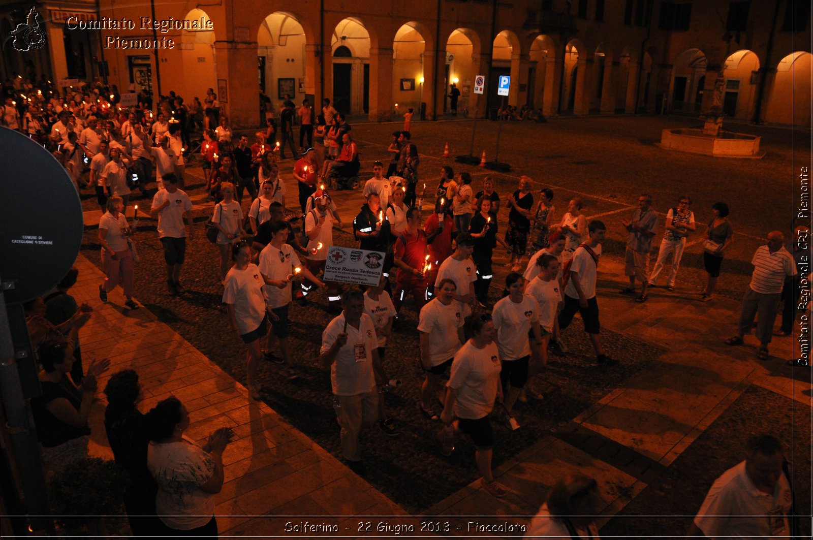 Solferino - 22 Giugno 2013 - Fiaccolata - Croce Rossa Italiana - Comitato Regionale del Piemonte